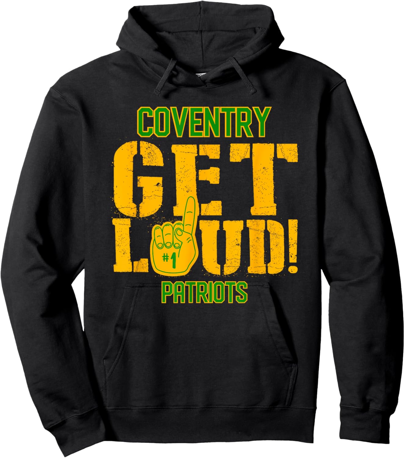 Coventry High School GET LOUD Patriots Hoodie - Hoodie | Black