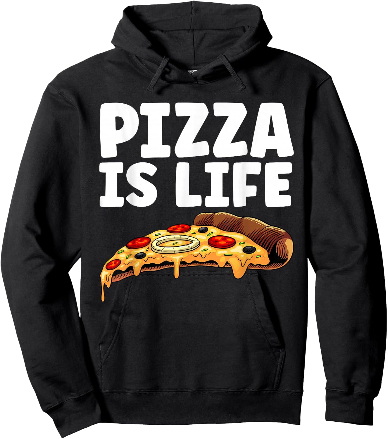 Cool Pizza Women Hawaiian Pizza Lovers Italian Food Hoodie - Hoodie | Black