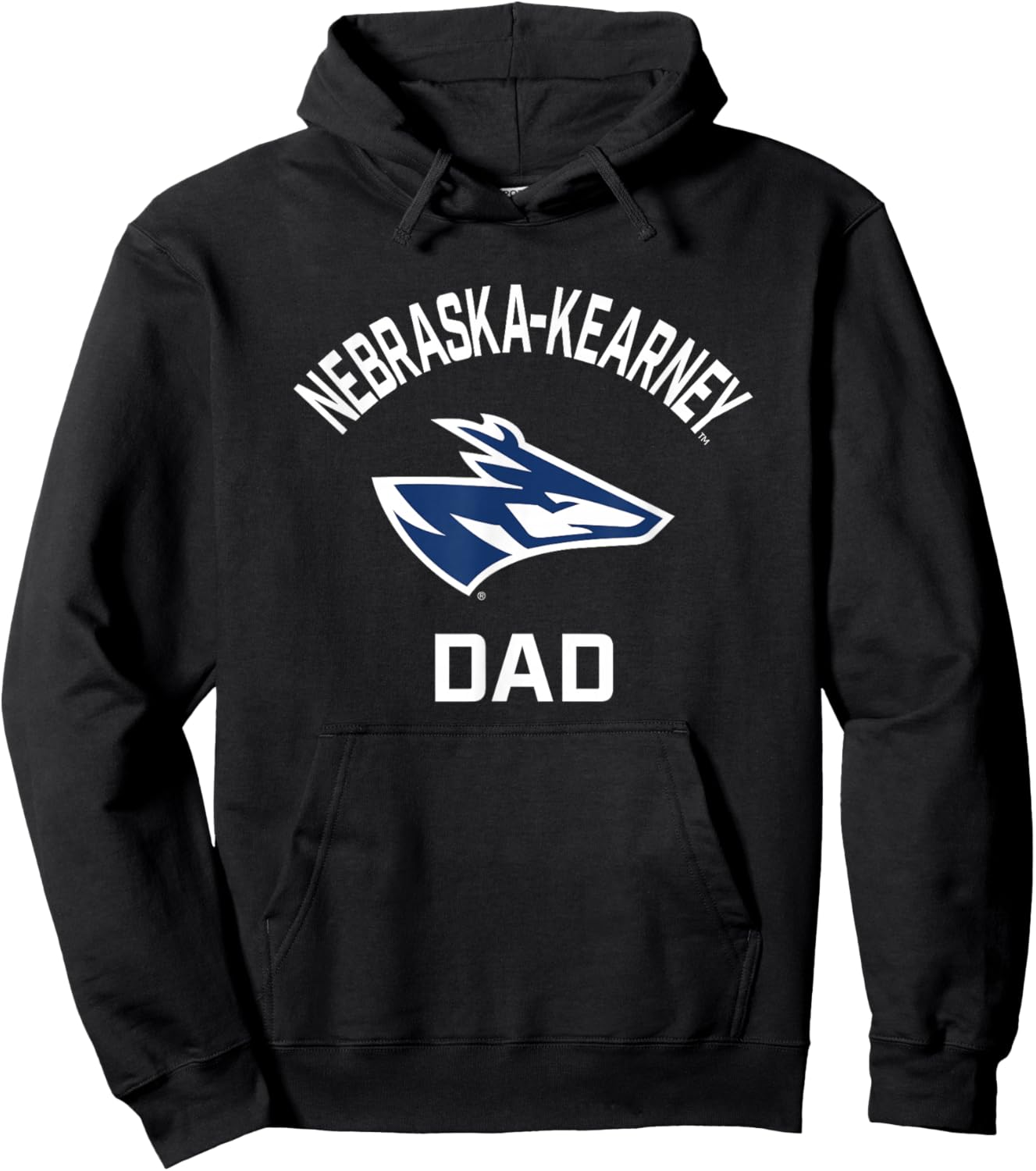 University of Nebraska at Kearney Lopers Arched Dad Hoodie - Hoodie | Black