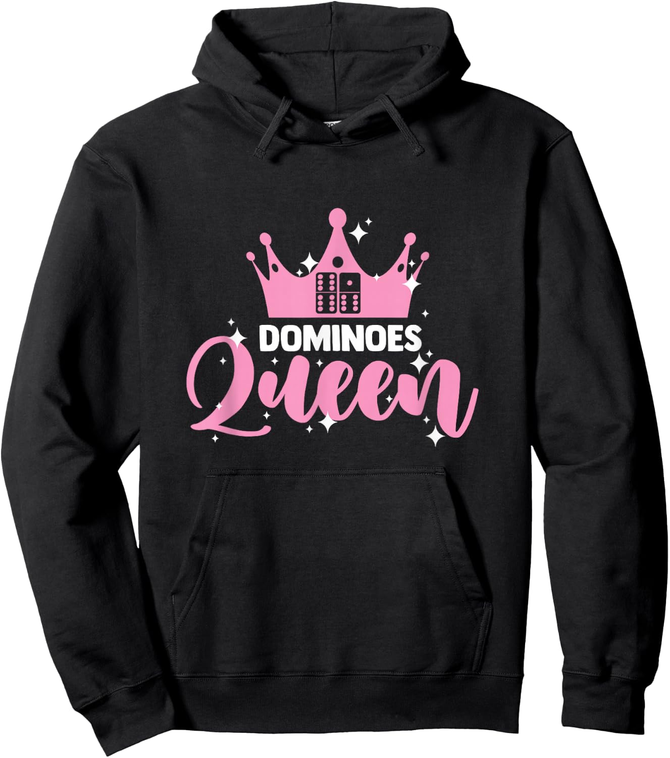 Dominoes Queen for an Domino Player Hoodie - Hoodie | Black