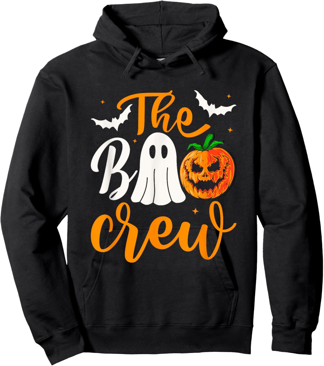 Halloween The Boo Crew - Cute Ghost - Spooky Family Matching Hoodie - Hoodie | Black