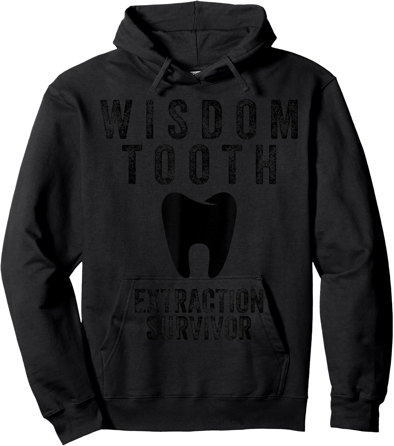 Cool Wisdom Tooth Extraction Gift Men Women Funny Dentist Hoodie - Hoodie | Black