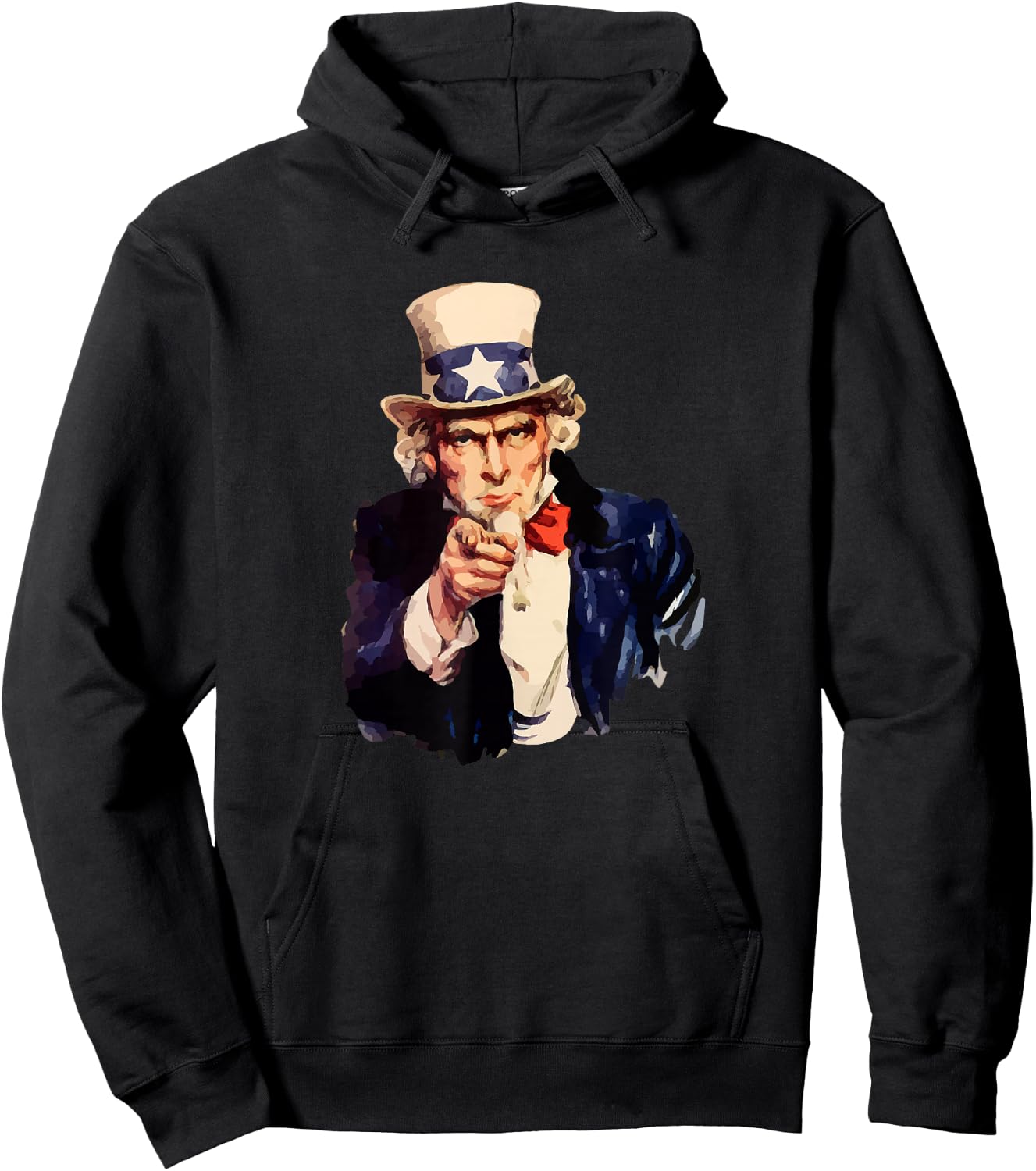Uncle Sam Hoodie - Hoodie | Black