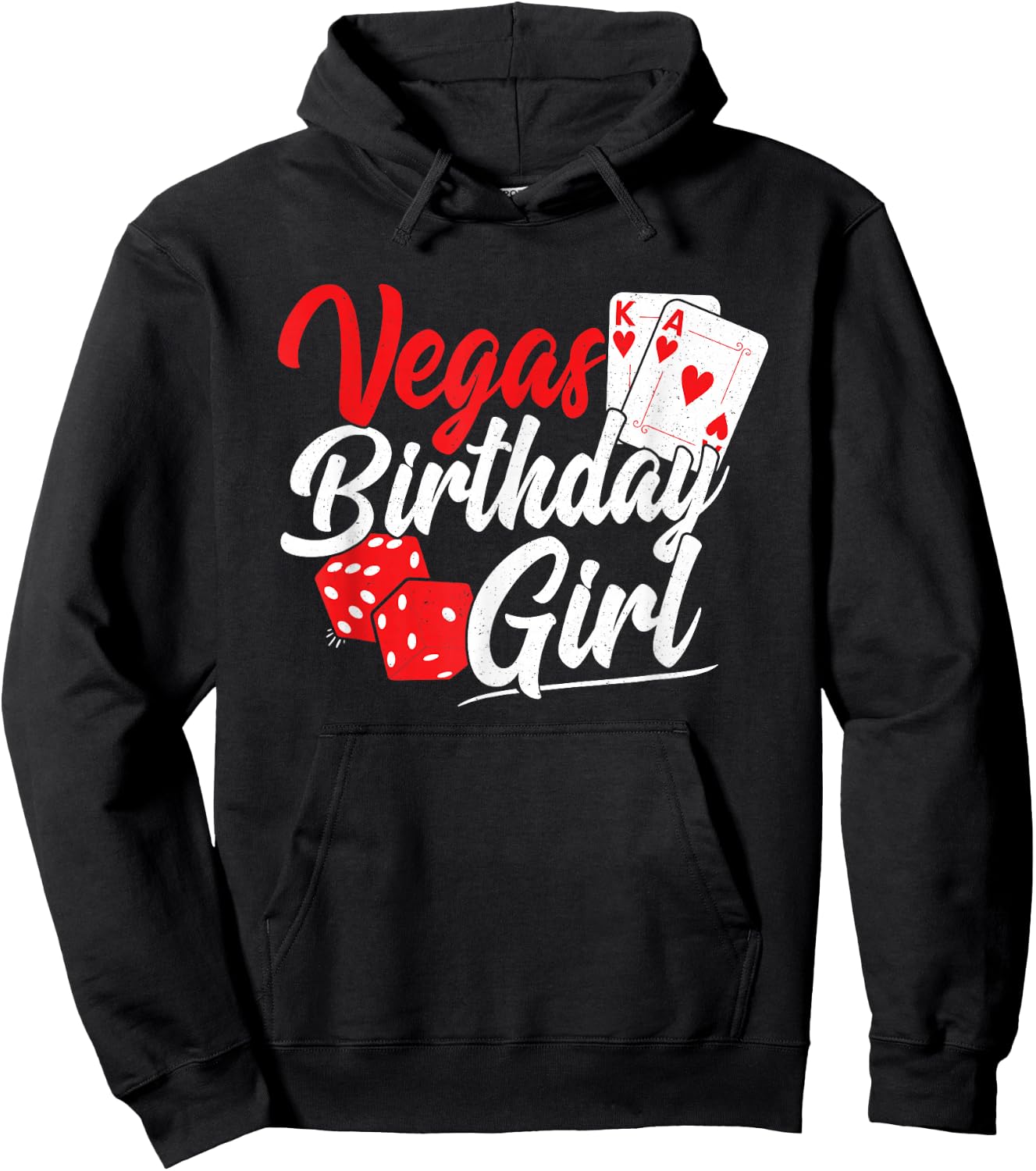 Las Vegas Birthday Party - Matching Vegas Birthday Squad Hoodie - Hoodie | Black
