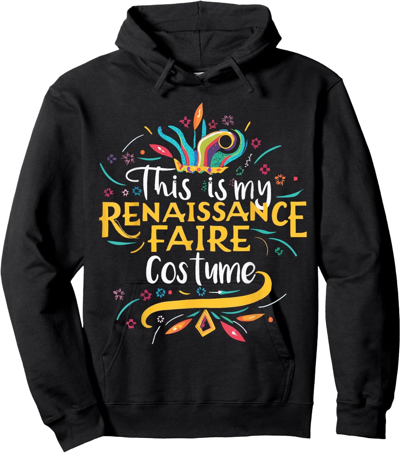 This Is My Renaissance Faire Costume Medieval Fest Ren Fair Hoodie - Hoodie | Black