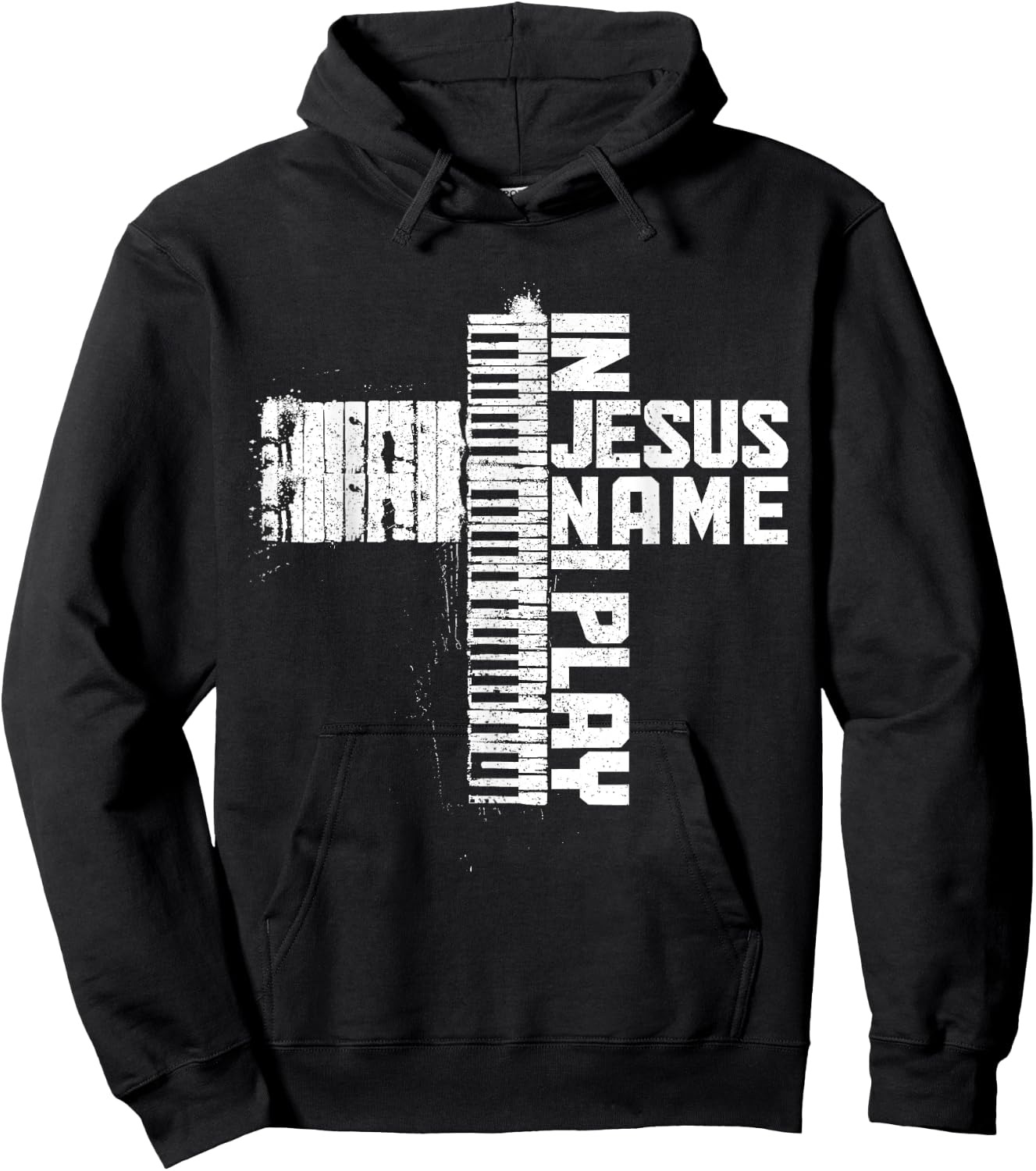 Piano Christian Faith Cross Jesus Music Organ Pianist Hoodie - Hoodie | Black