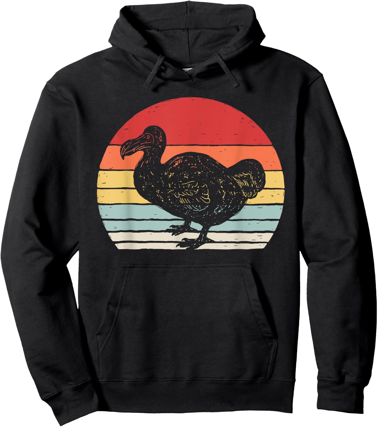 Vintage Retro Dodo Bird Hoodie - Hoodie | Black