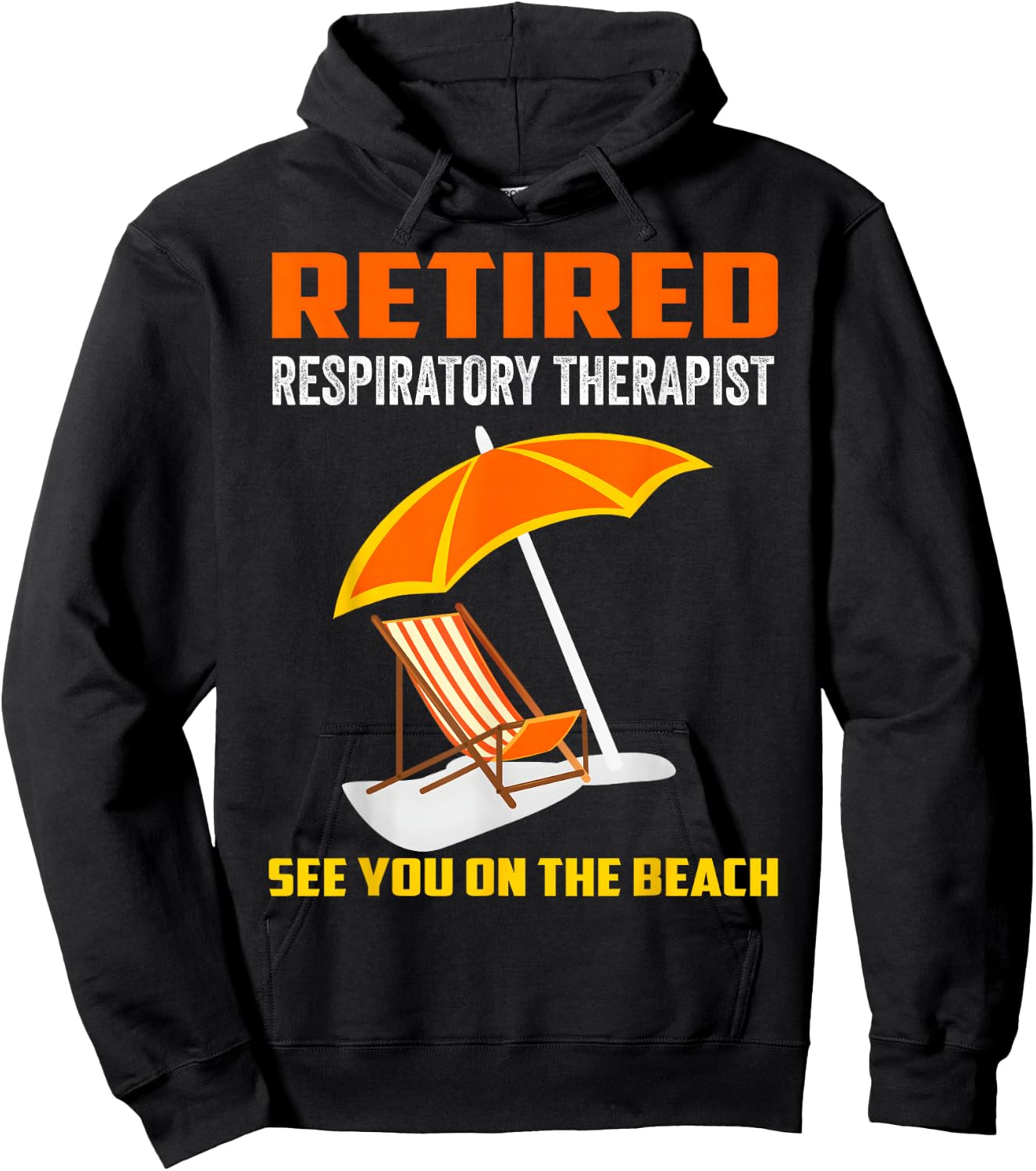 Retired Respiratory Therapist RT Retirement Gifts Hoodie - Hoodie | Black
