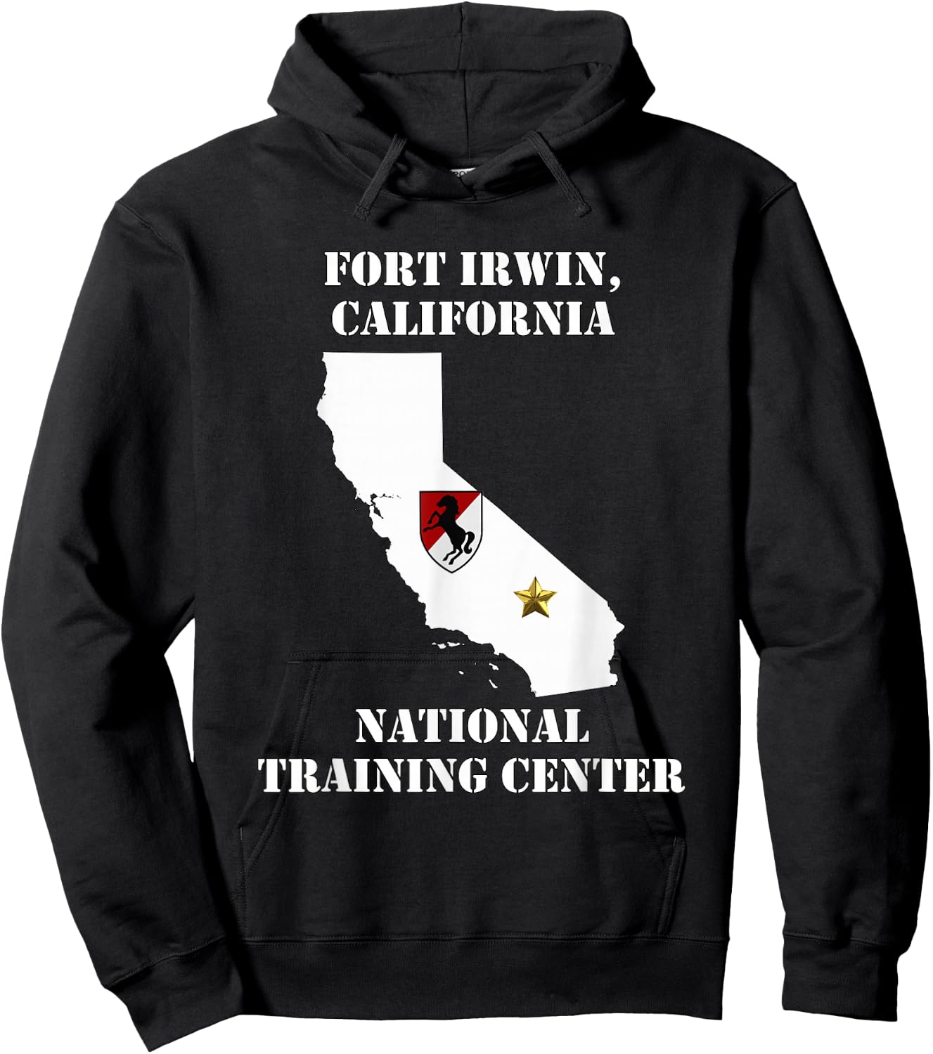 Fort Irwin Military Base - Army Post in California design Hoodie - Hoodie | Black