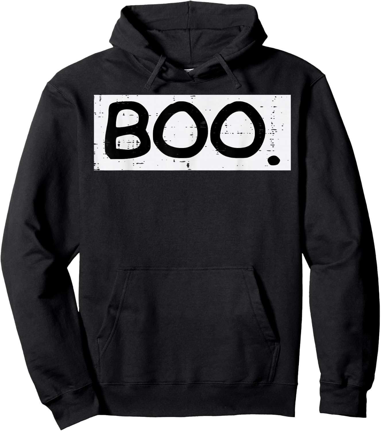 Boo Halloween Costume Lazy Women Men Kids Boys Girls Teens Hoodie - Hoodie | Black