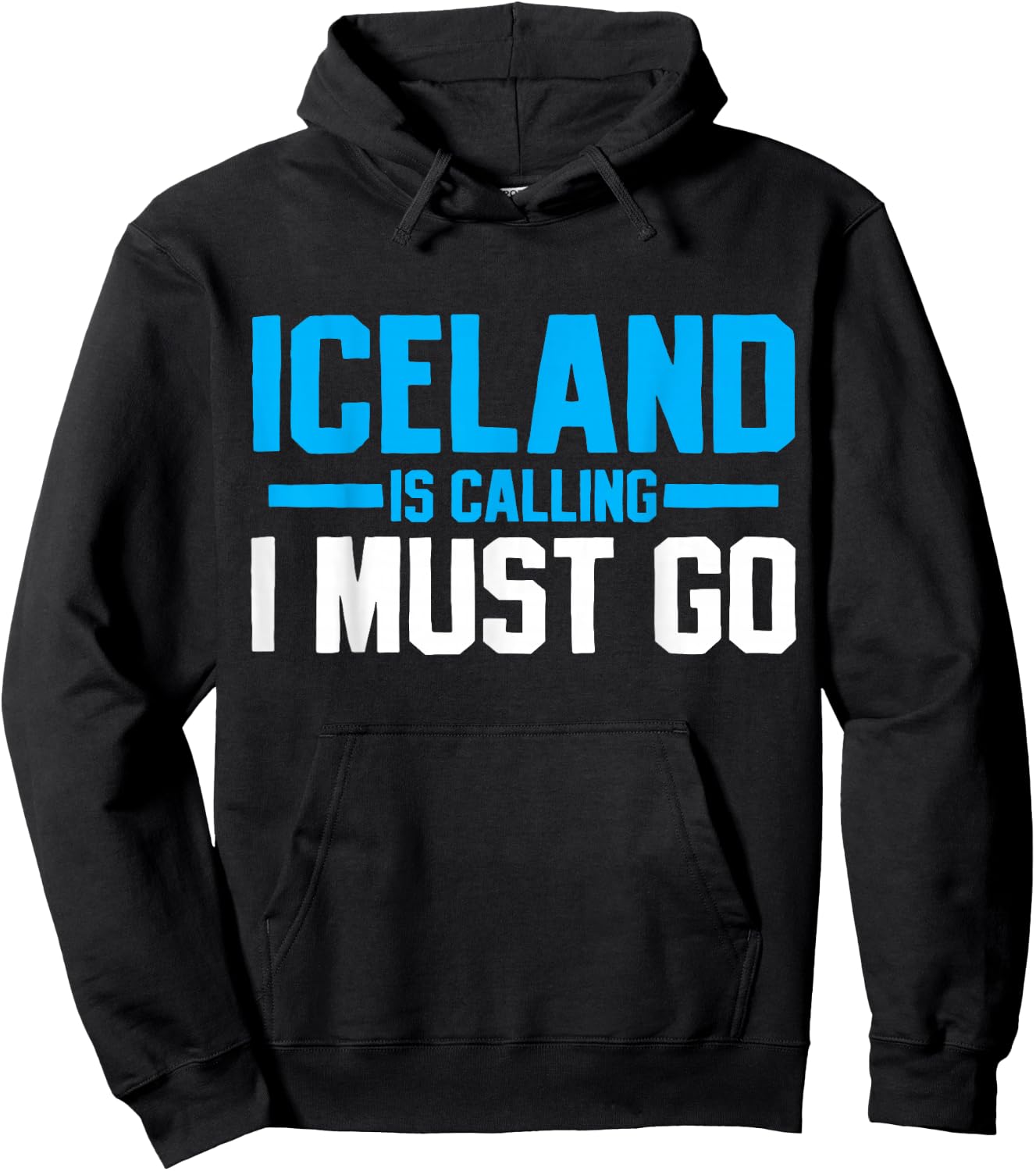 Iceland Icelandic Travel Souvenir Funny Gift Hoodie - Hoodie | Black