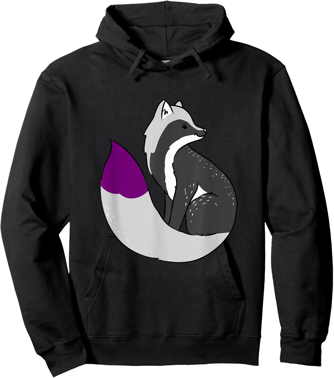 Demisexual Fox Demisexual Pride Hoodie - Hoodie | Black