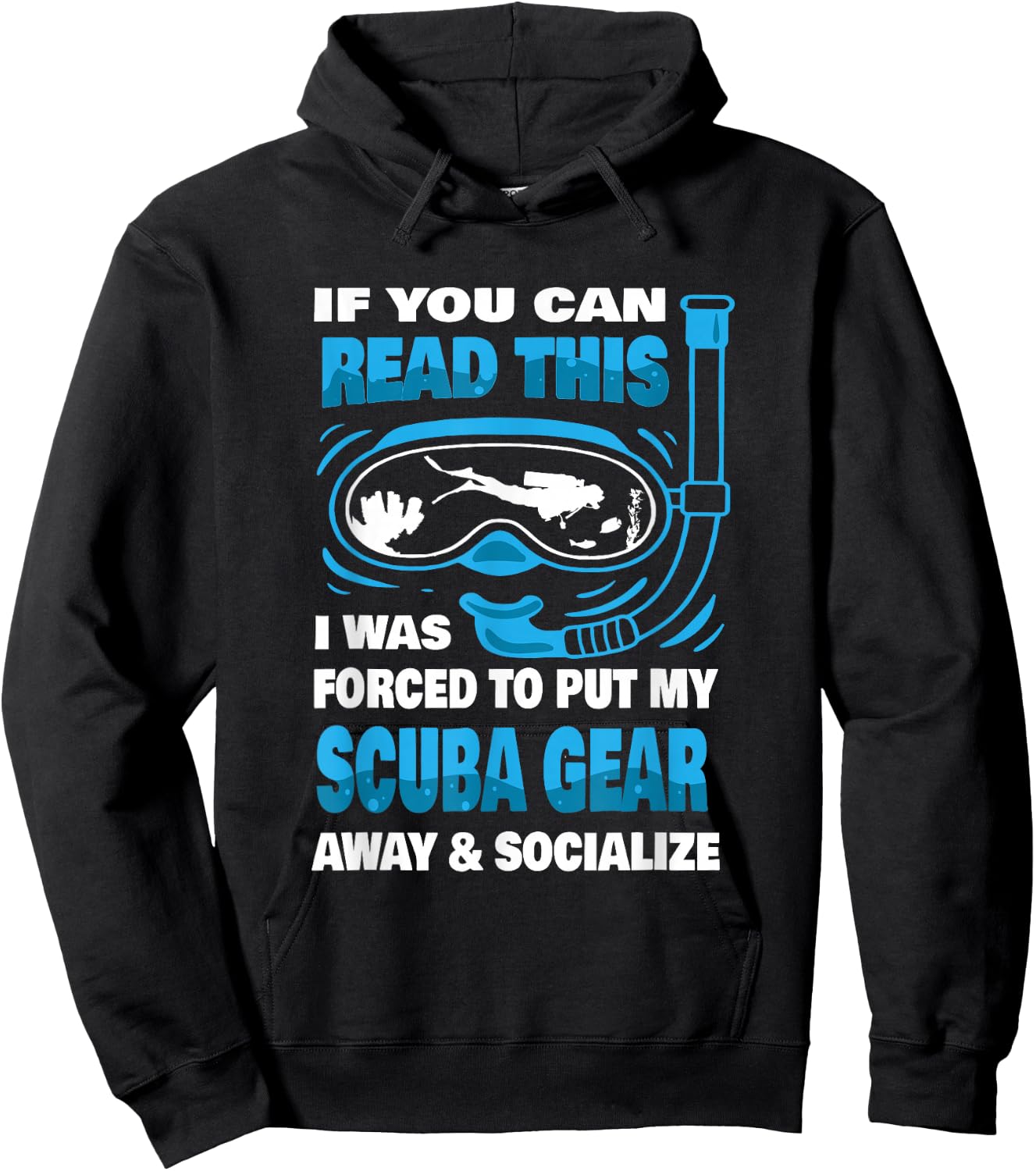 Scuba Gear Snorkeling Underwater Diving Divers Scuba Diving Hoodie - Hoodie | Black