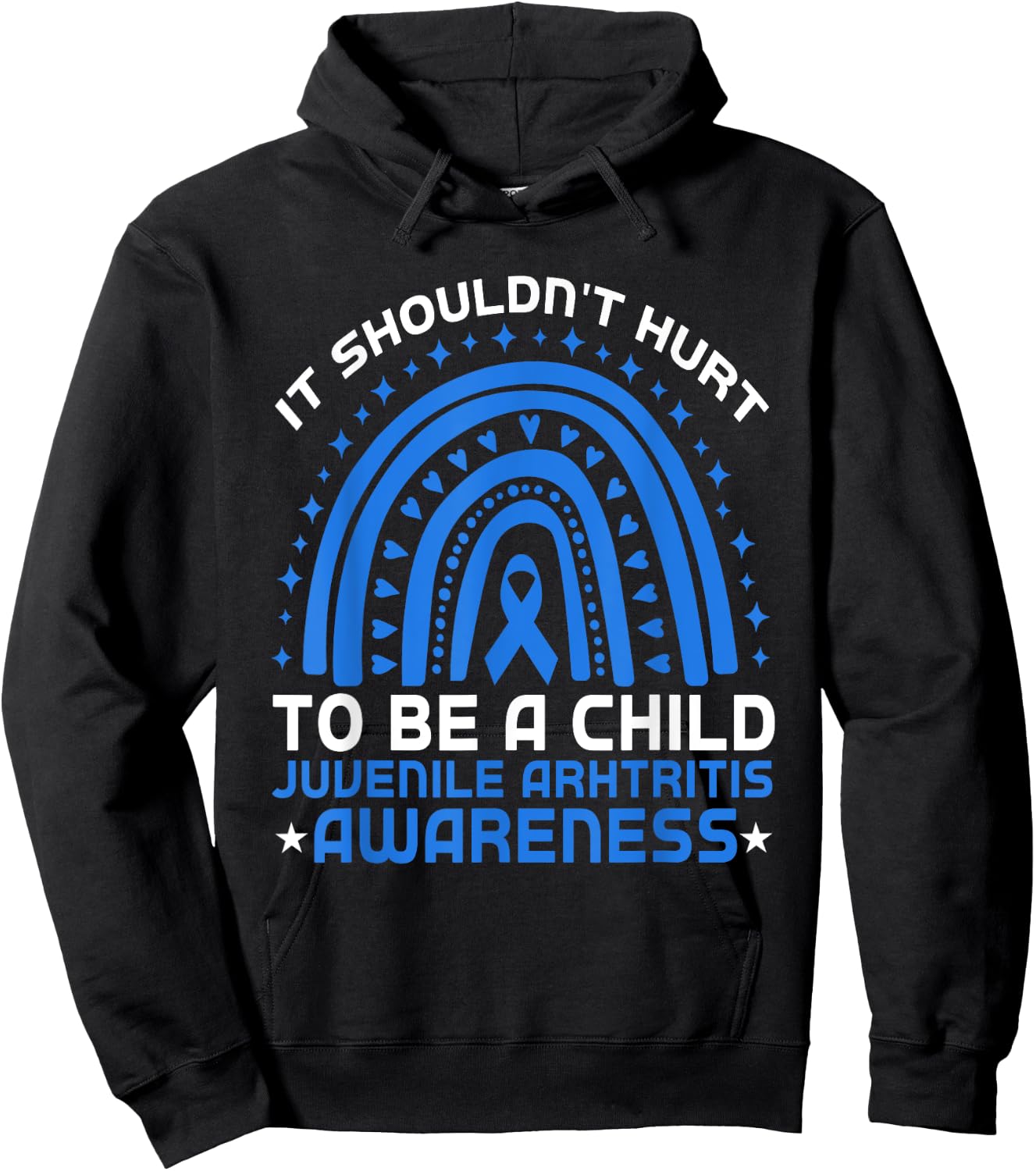 Juvenile Arthritis Awareness JIA Hoodie - Hoodie | Black