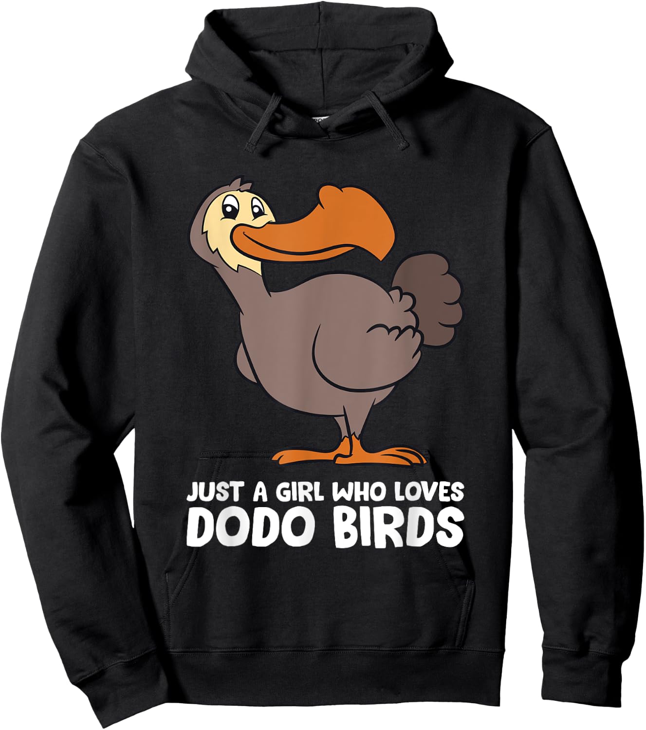 Funny Dodo Bird Just a Girl Who Loves Dodo Birds Hoodie - Hoodie | Black