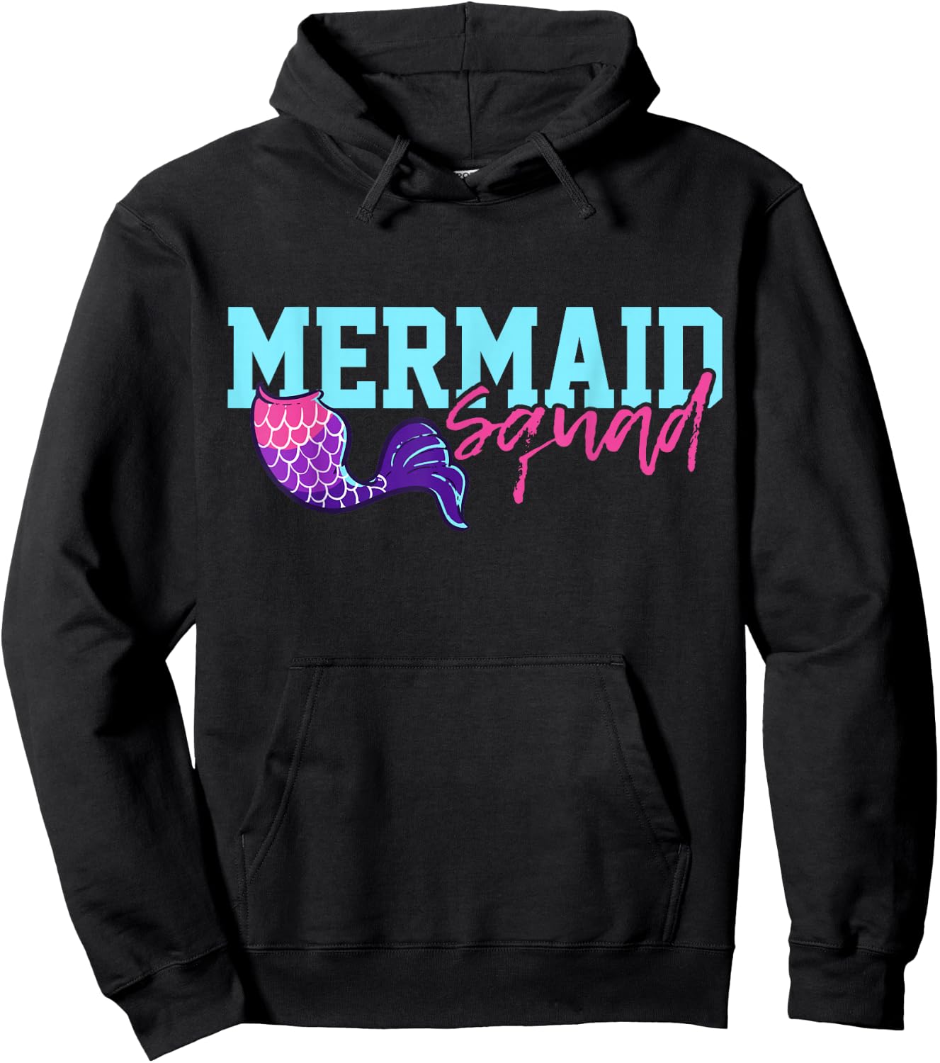 Mermaid Squad Gift Hoodie - Hoodie | Black