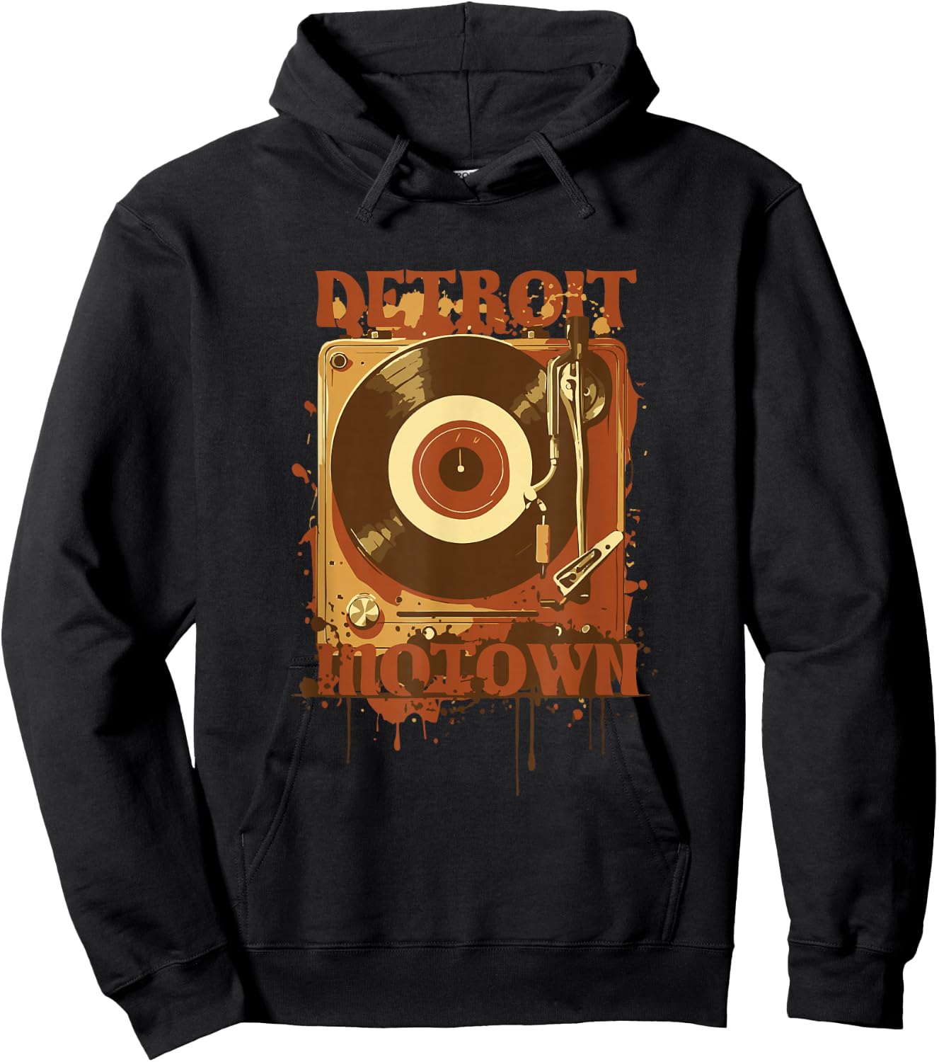 T-Shirt Hoodie - Hoodie | Black
