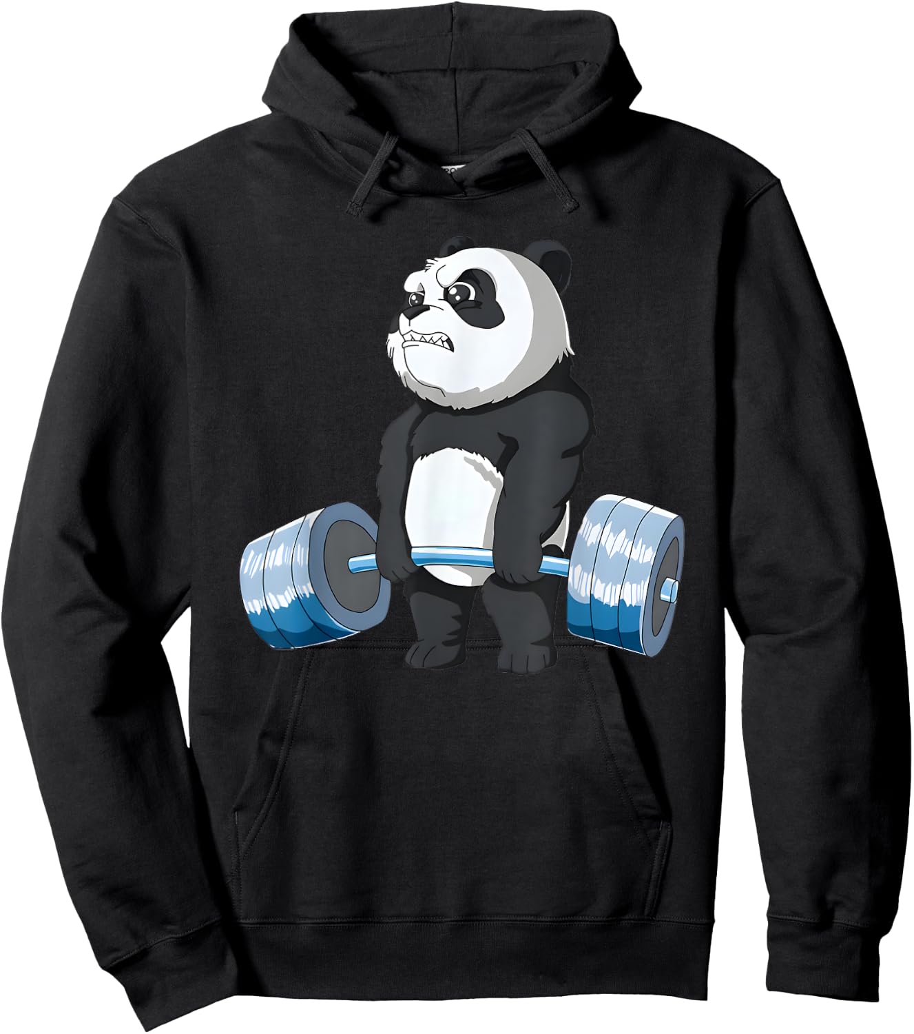 Funny Bear Powerlifting Weightlifting Gym And Bear Lifting Hoodie - Hoodie | Black