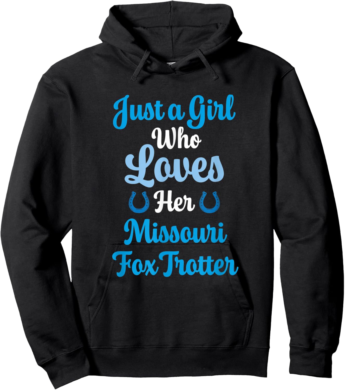 Missouri Fox Trotter Horse Gift Women: Missouri Fox Trotter Hoodie - Hoodie | Black