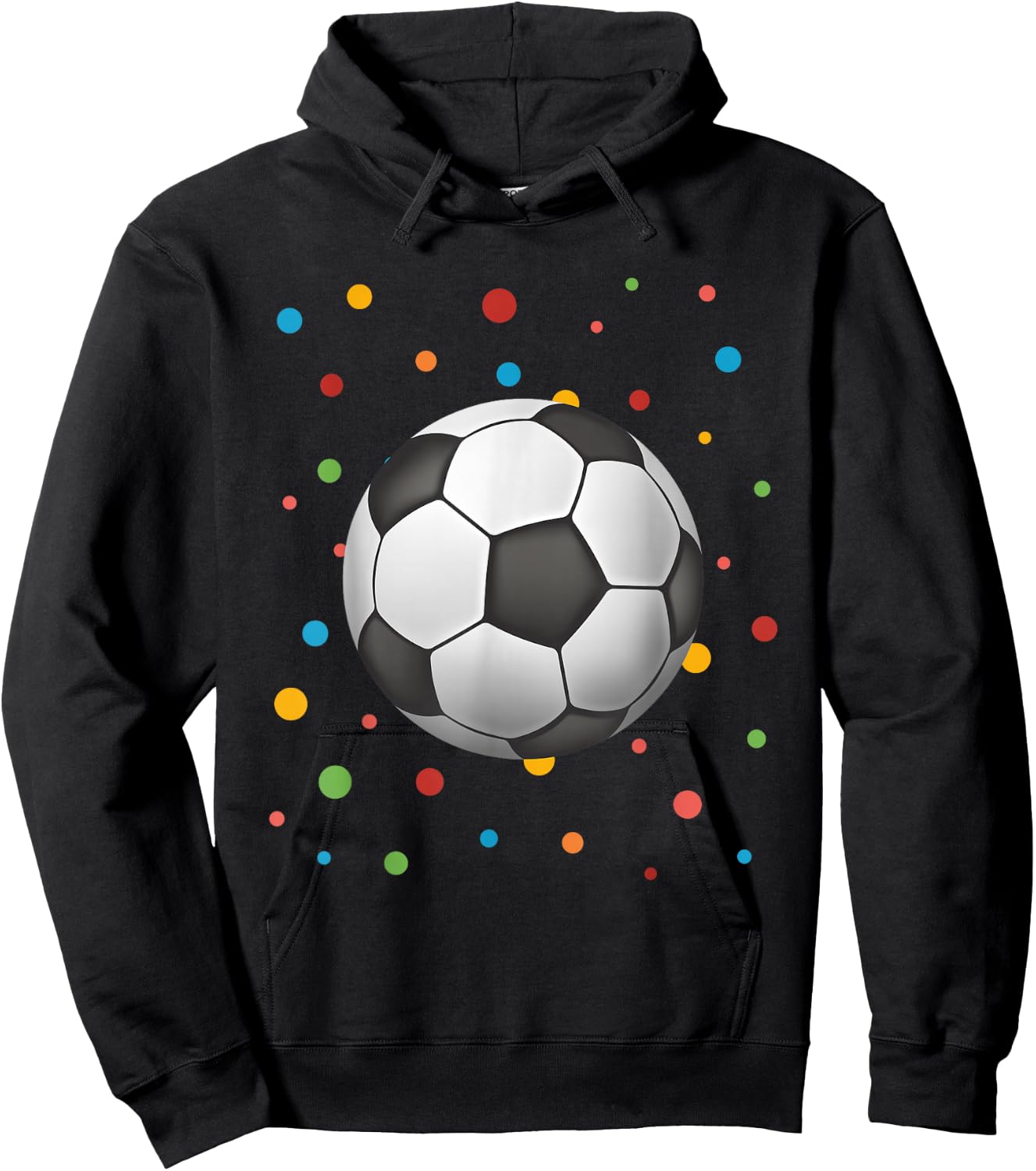 Dot Day Shirt Polka Dots Soccer Kids Boys Girls Youths Hoodie - Hoodie | Black