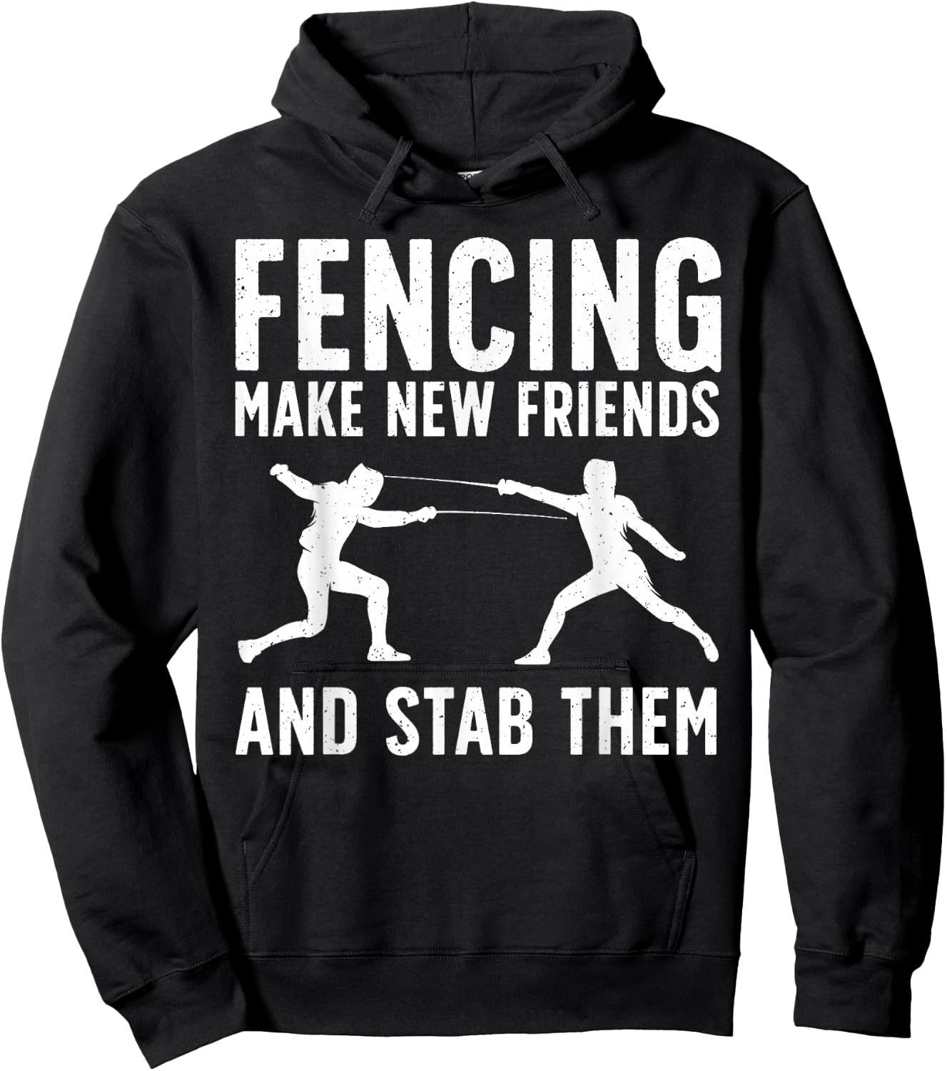 Best Fencing Design Women Kids Fencing Sport Fencer Hoodie - Hoodie | Black
