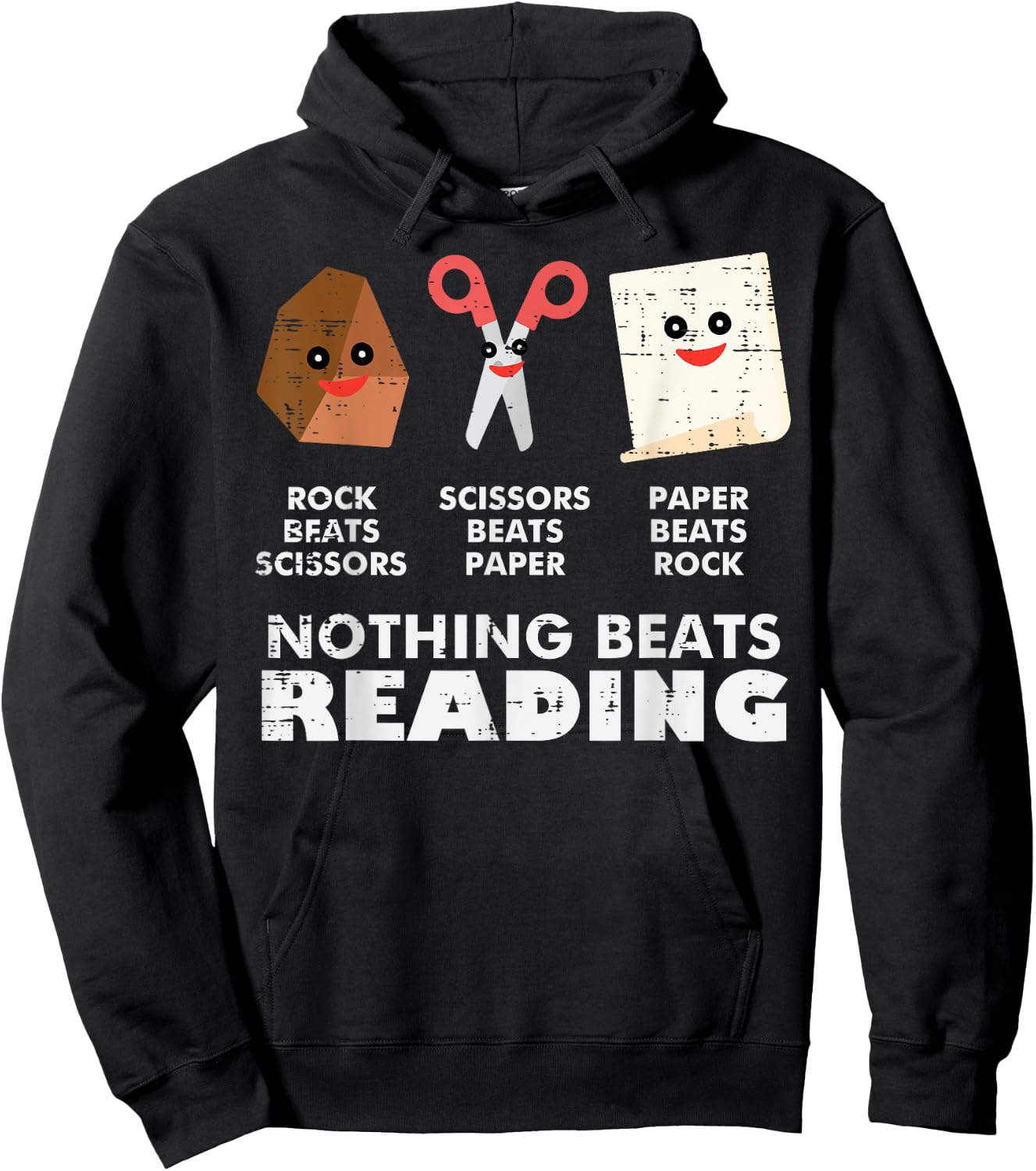 Nothing Beats Reading Book Librarian Across America Kids Hoodie - Hoodie | Black