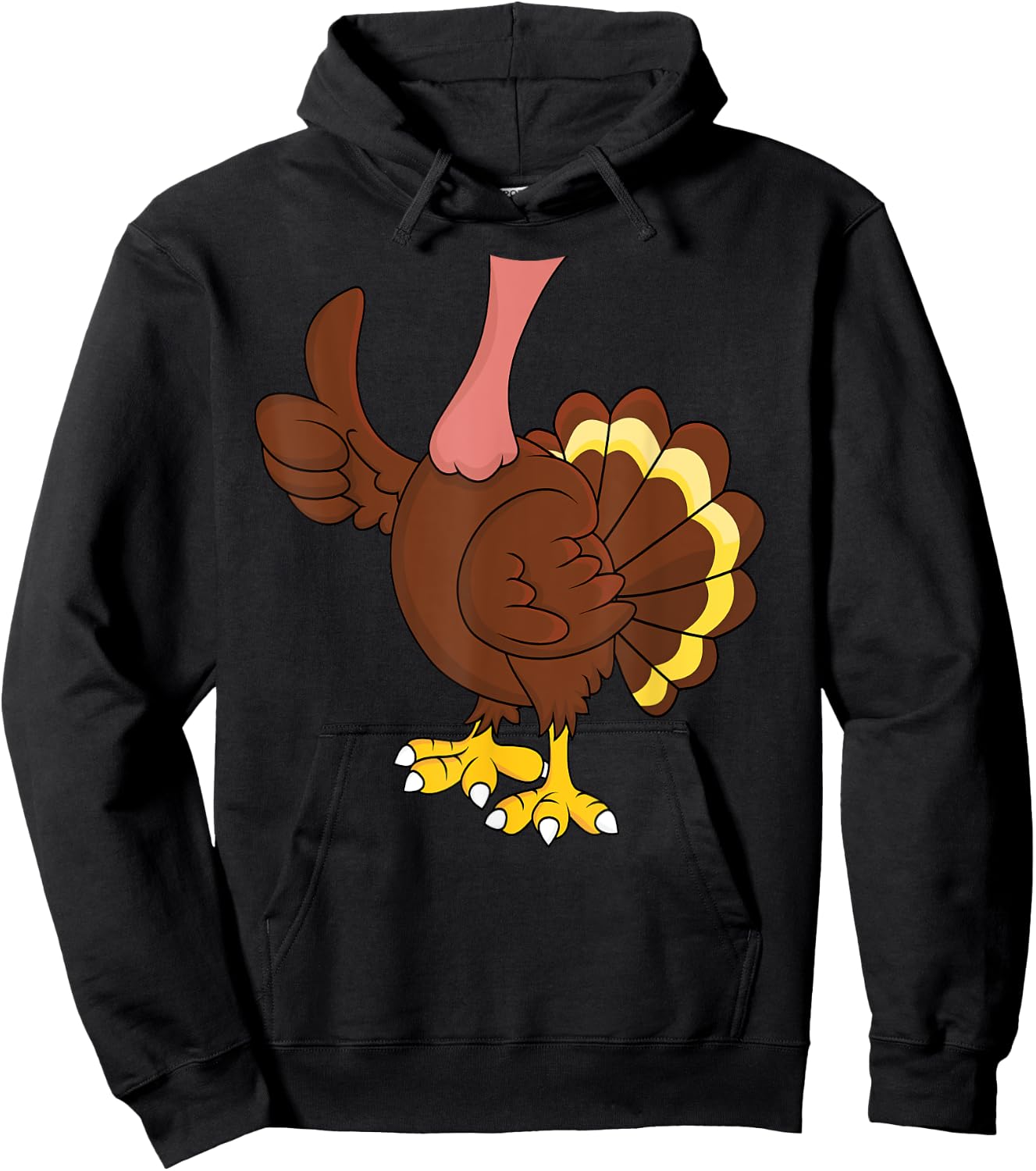 Turkey Adult Kids Men Women Turkey Costume Shirt Hoodie - Hoodie | Black