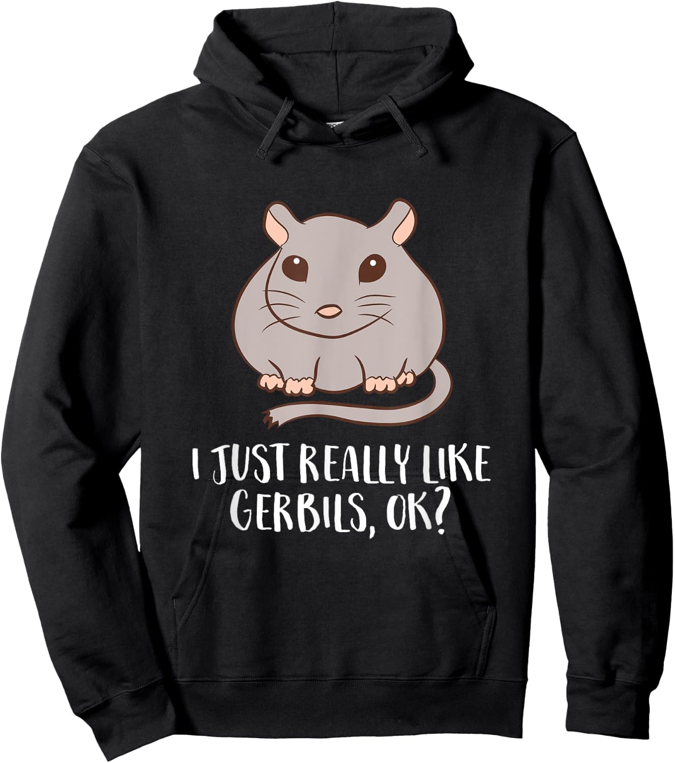 Gerbils Mouse Owner I Just Really Like Gerbils Hoodie - Hoodie | Black