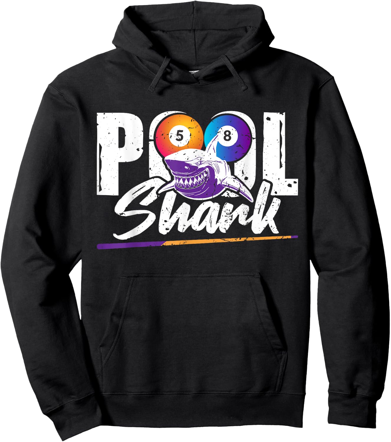 Pool shark – 8-ball pool Billiards Hoodie - Hoodie | Black