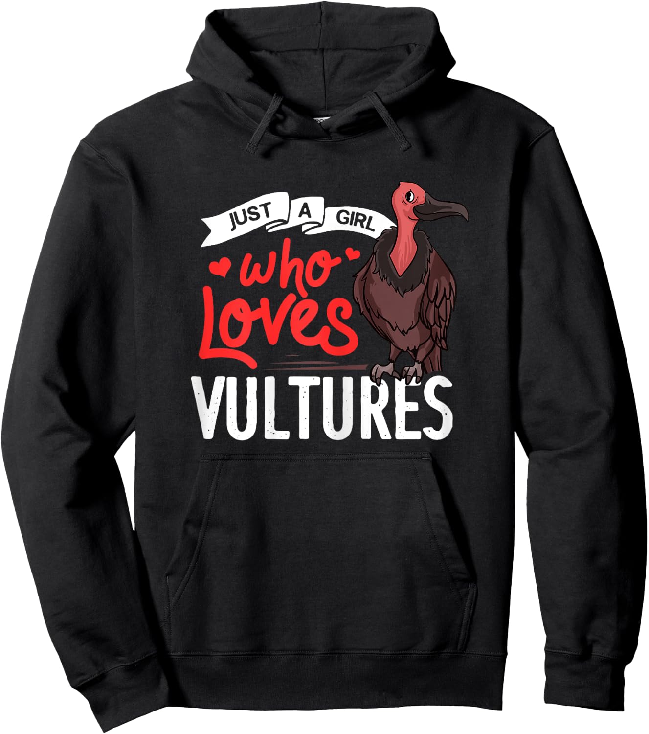 Turkey Vulture Buzzard Scavenger Bird Hoodie - Hoodie | Black