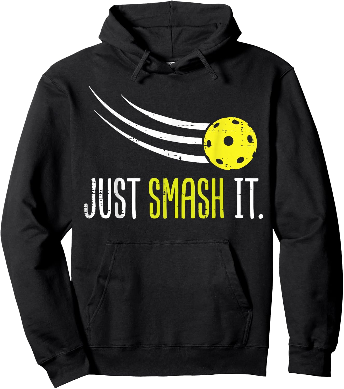 Pickle Ball Just Smash It Funny Pickleball Men Women Kids Hoodie - Hoodie | Black