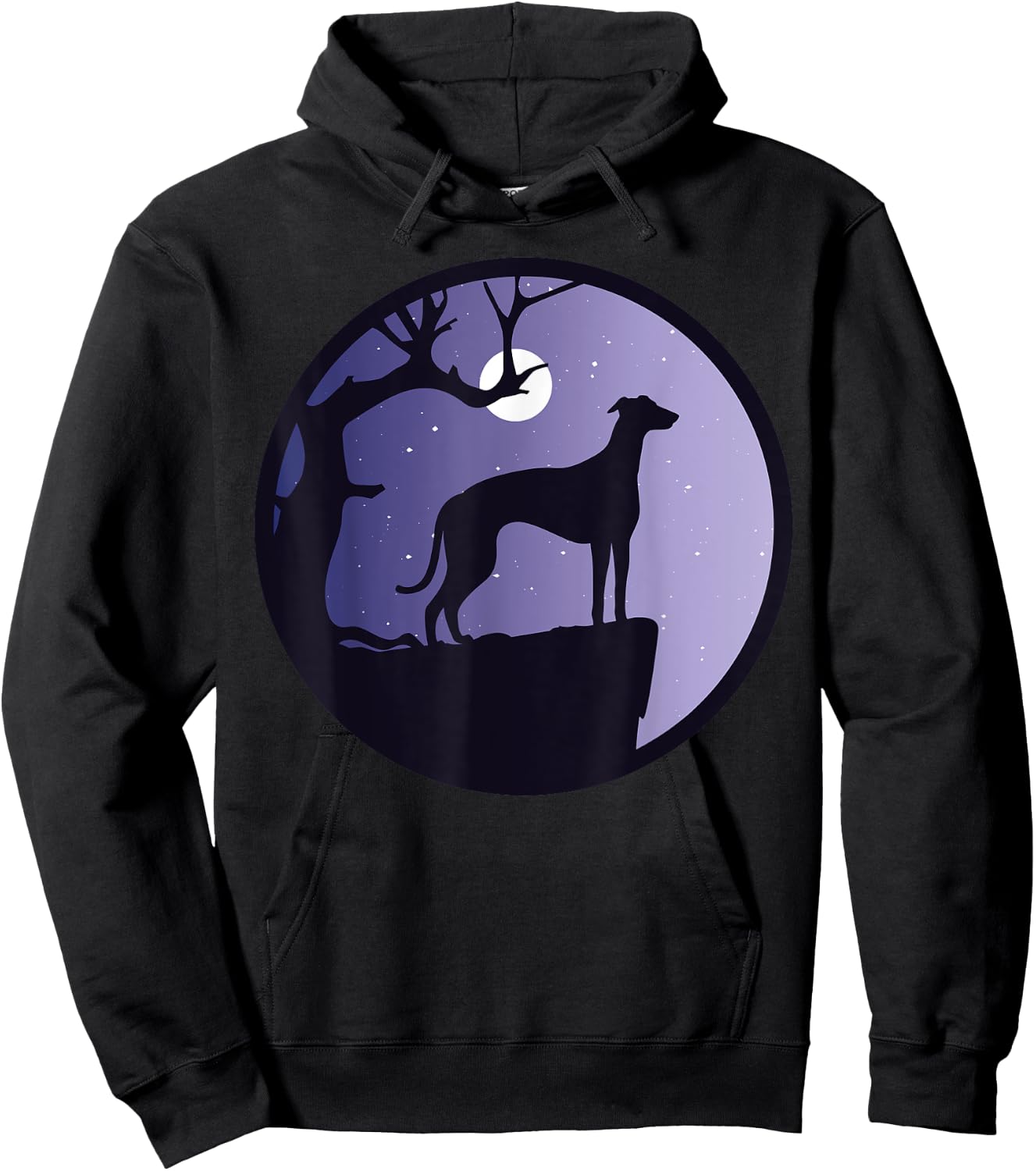 Greyhound Grey-Dog Italian-Greyhound Hoodie - Hoodie | Black