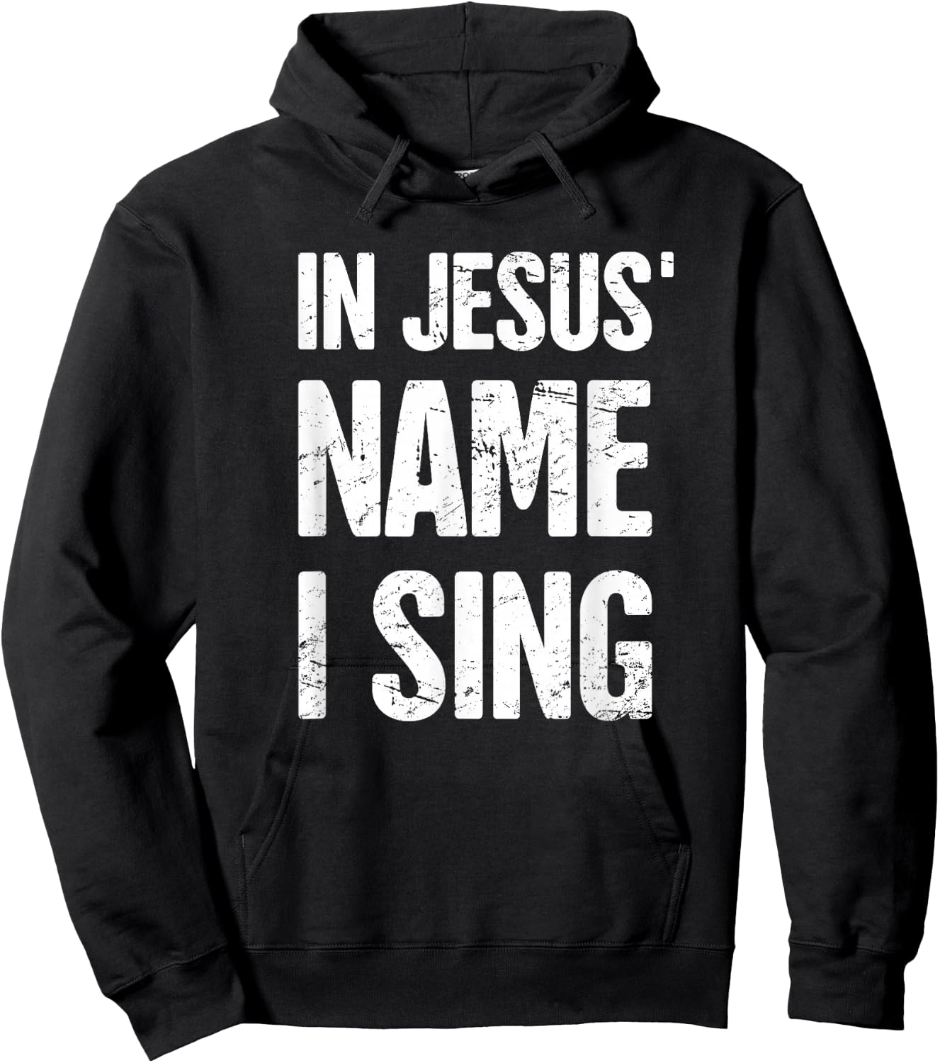 Christian Band Vocalist / Church Choir Hoodie - Hoodie | Black