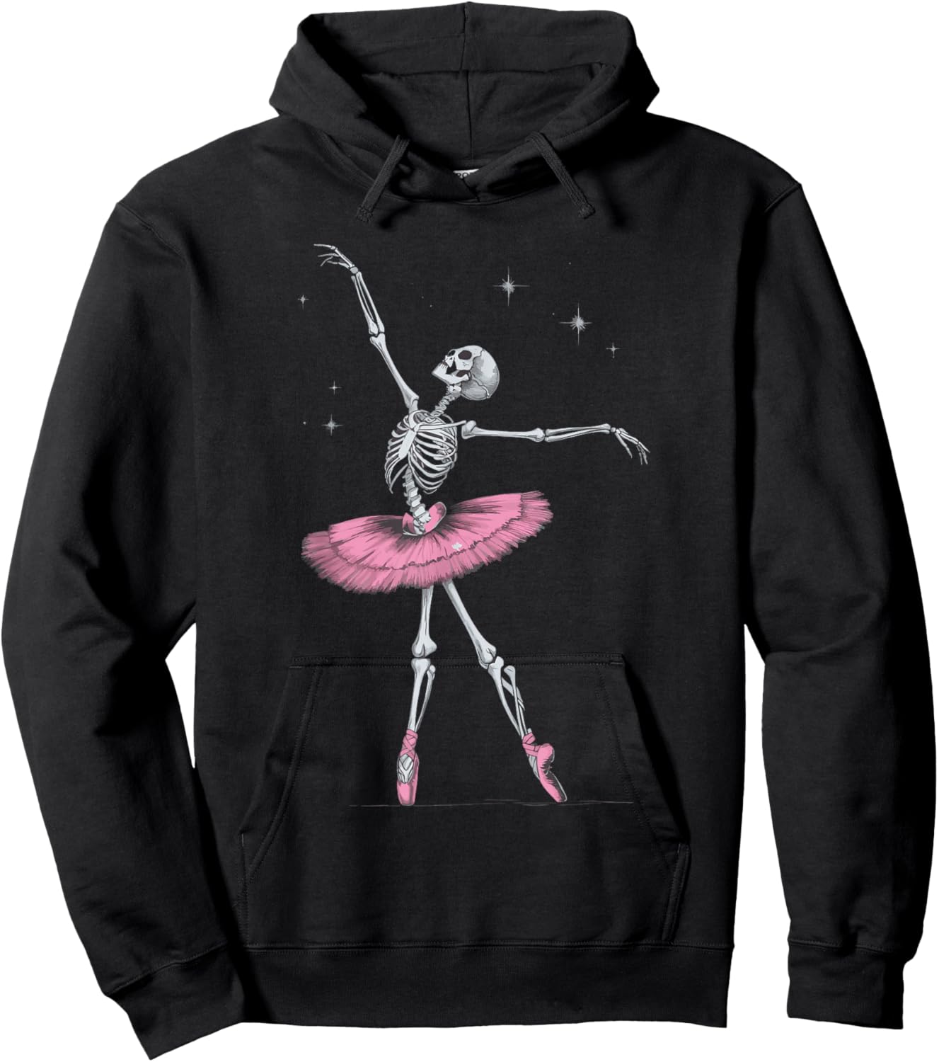 Skeleton Ballet Hoodie - Hoodie | Black