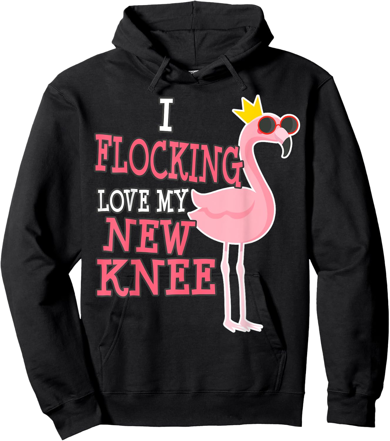 Funny Knee Replacement Surgery Get Well Funny Hoodie - Hoodie | Black