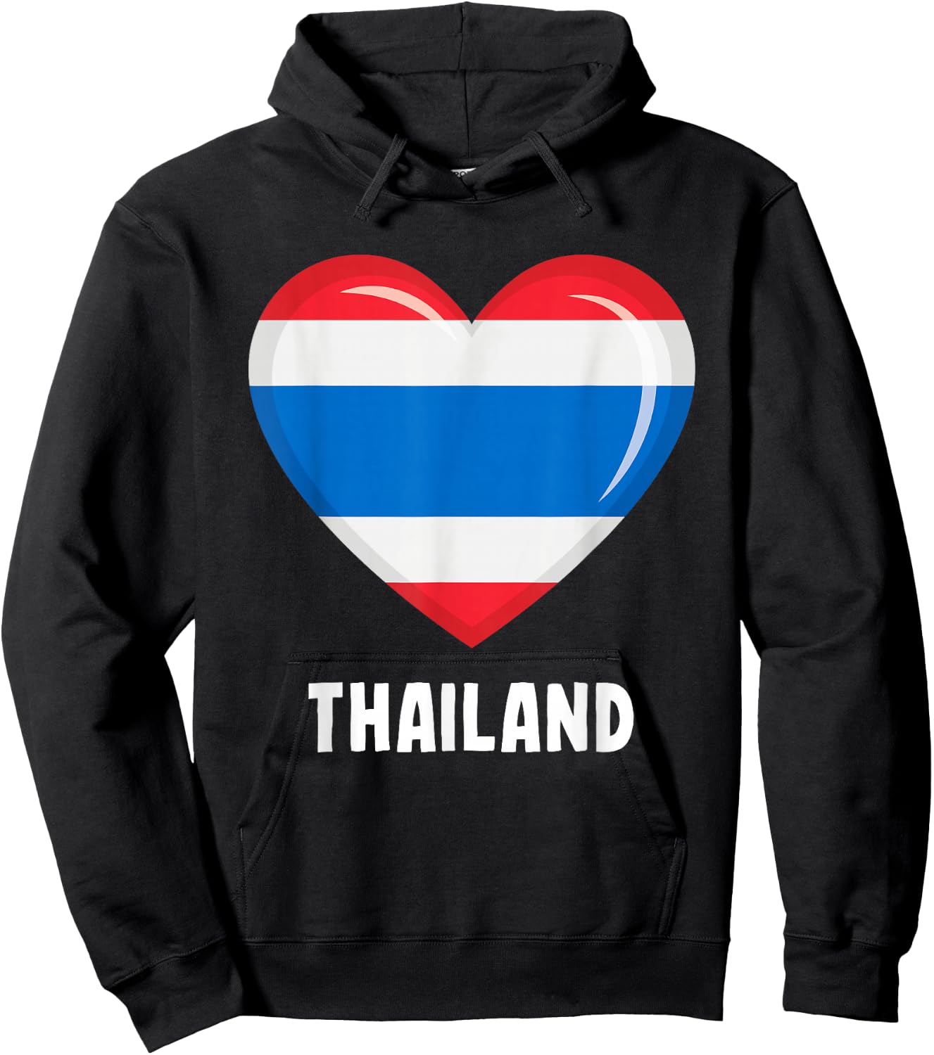 Thailand Flag Shirt | Thai Hoodie - Hoodie | Black