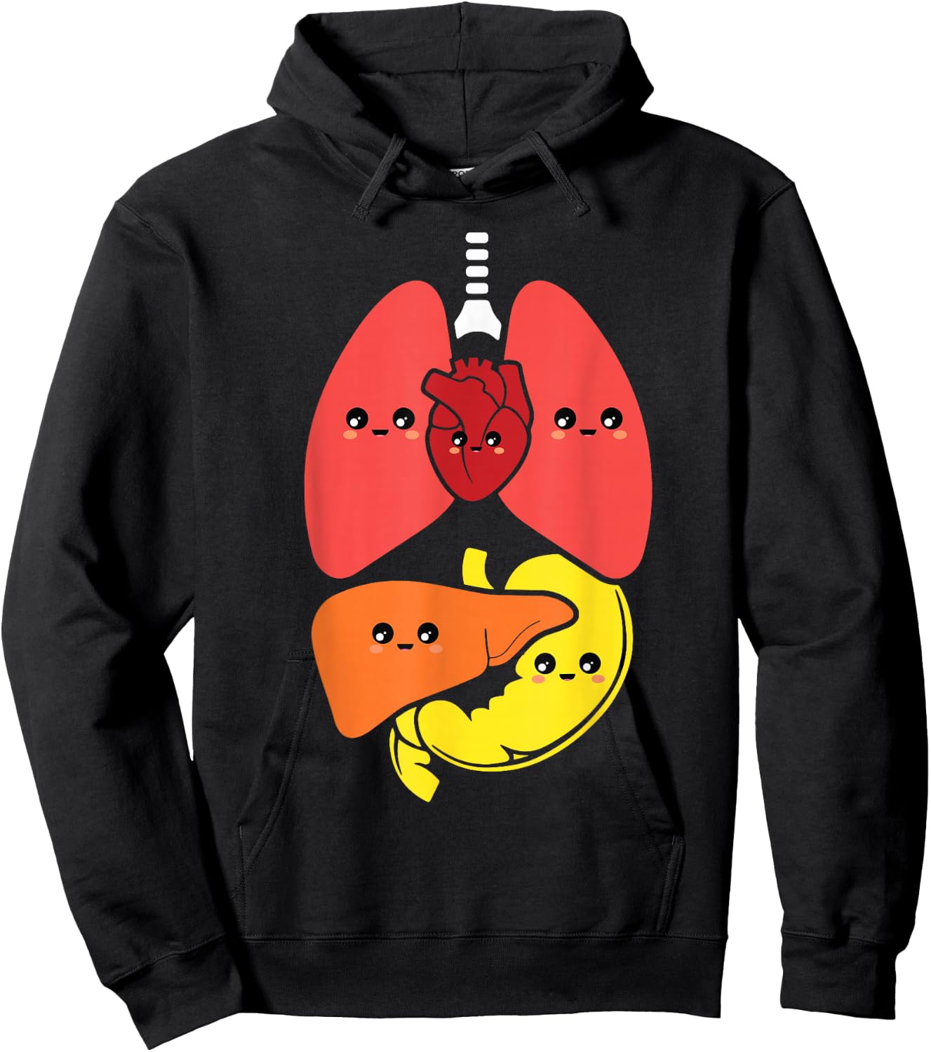 Anatomy Anatomical Body Systems Nurse Hoodie - Hoodie | Black