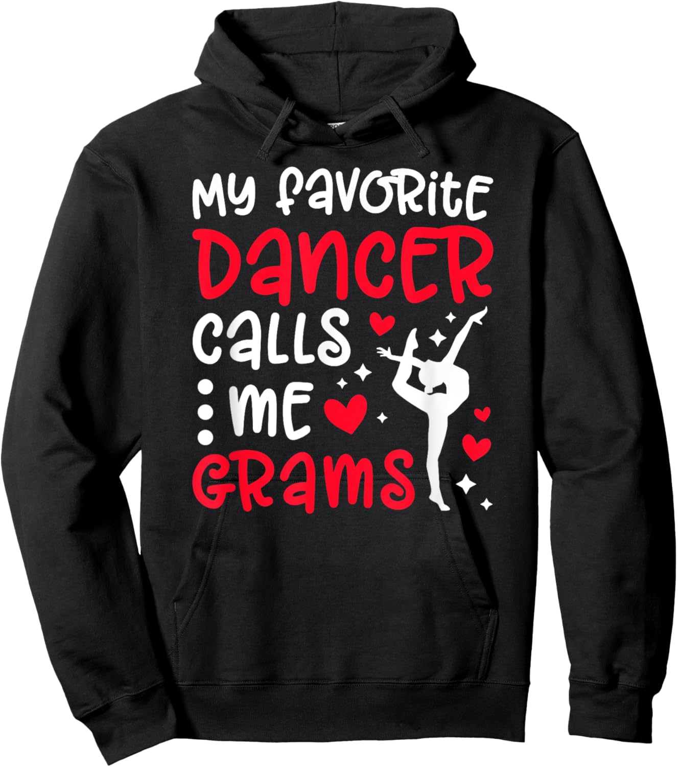Proud Dance Grams Of A Dancer Grams Dancing Grams Grandma Hoodie - Hoodie | Black