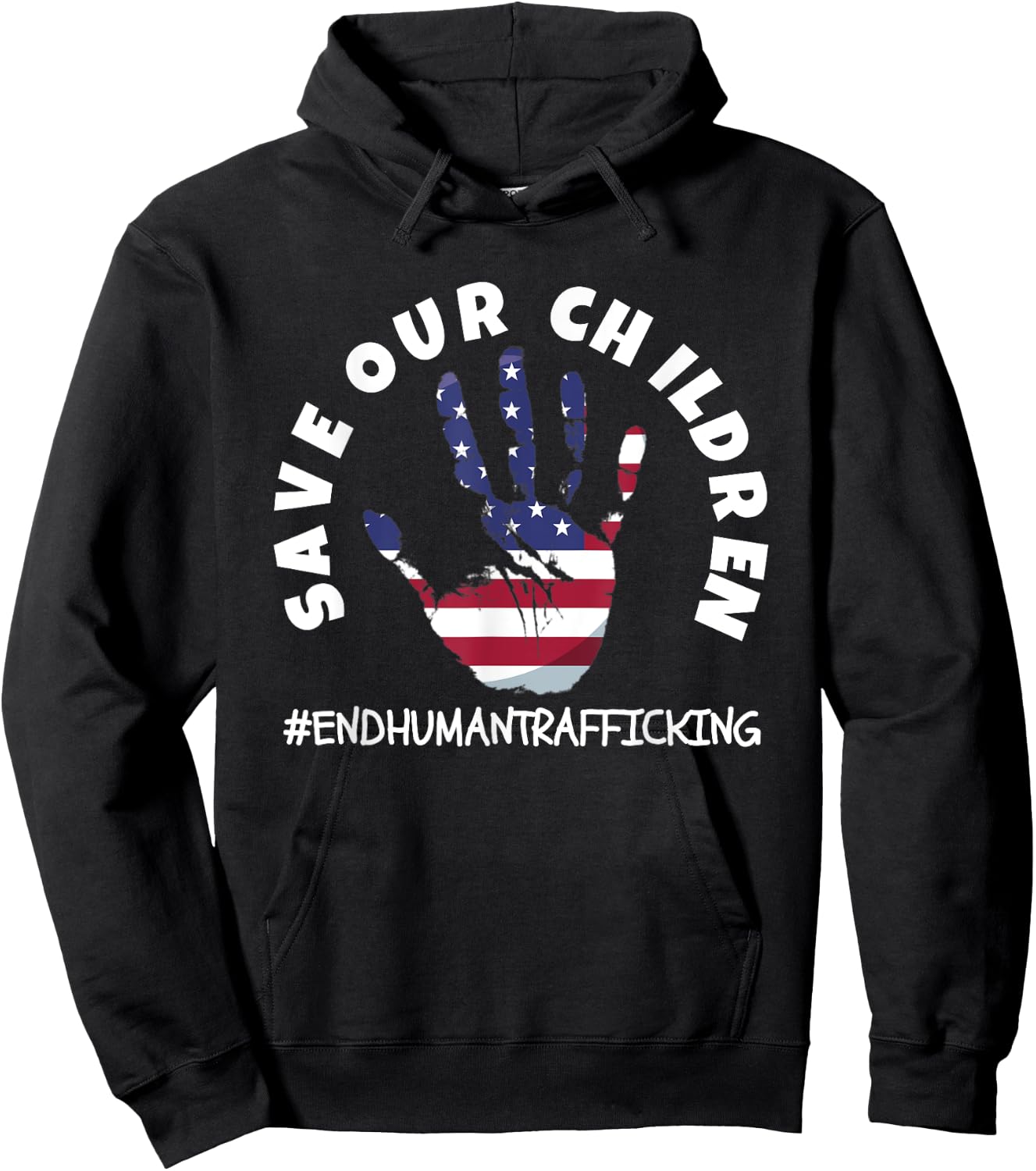 Save Our Children for Patriots Hoodie - Hoodie | Black