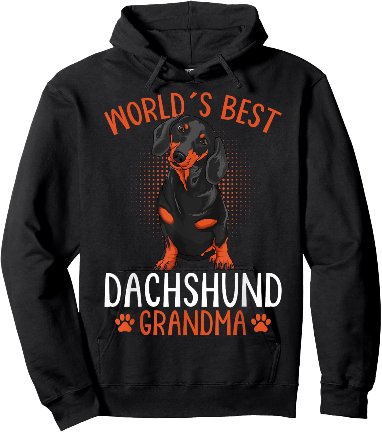 Dachshund Grandma Funny Weenie Dog Lover Weiner Dog Women Hoodie - Hoodie | Black