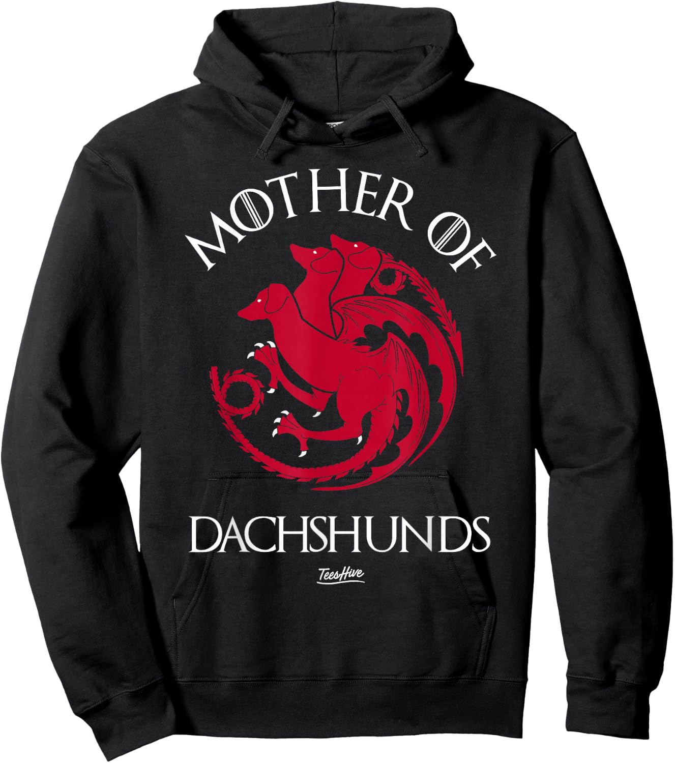Mother Of Dachshunds - Women Dachshund Mom Hoodie - Hoodie | Black