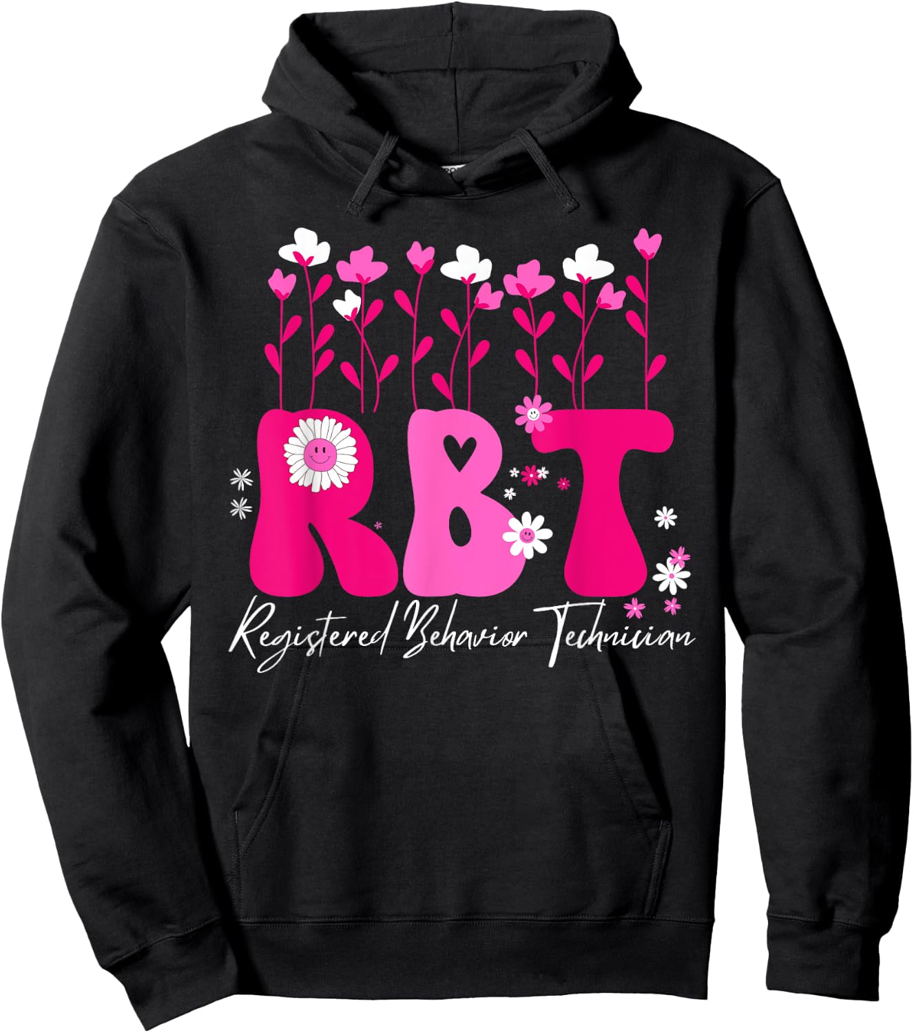 Registered Behavior Technician RBT Behavior Therapist ABA Hoodie - Hoodie | Black