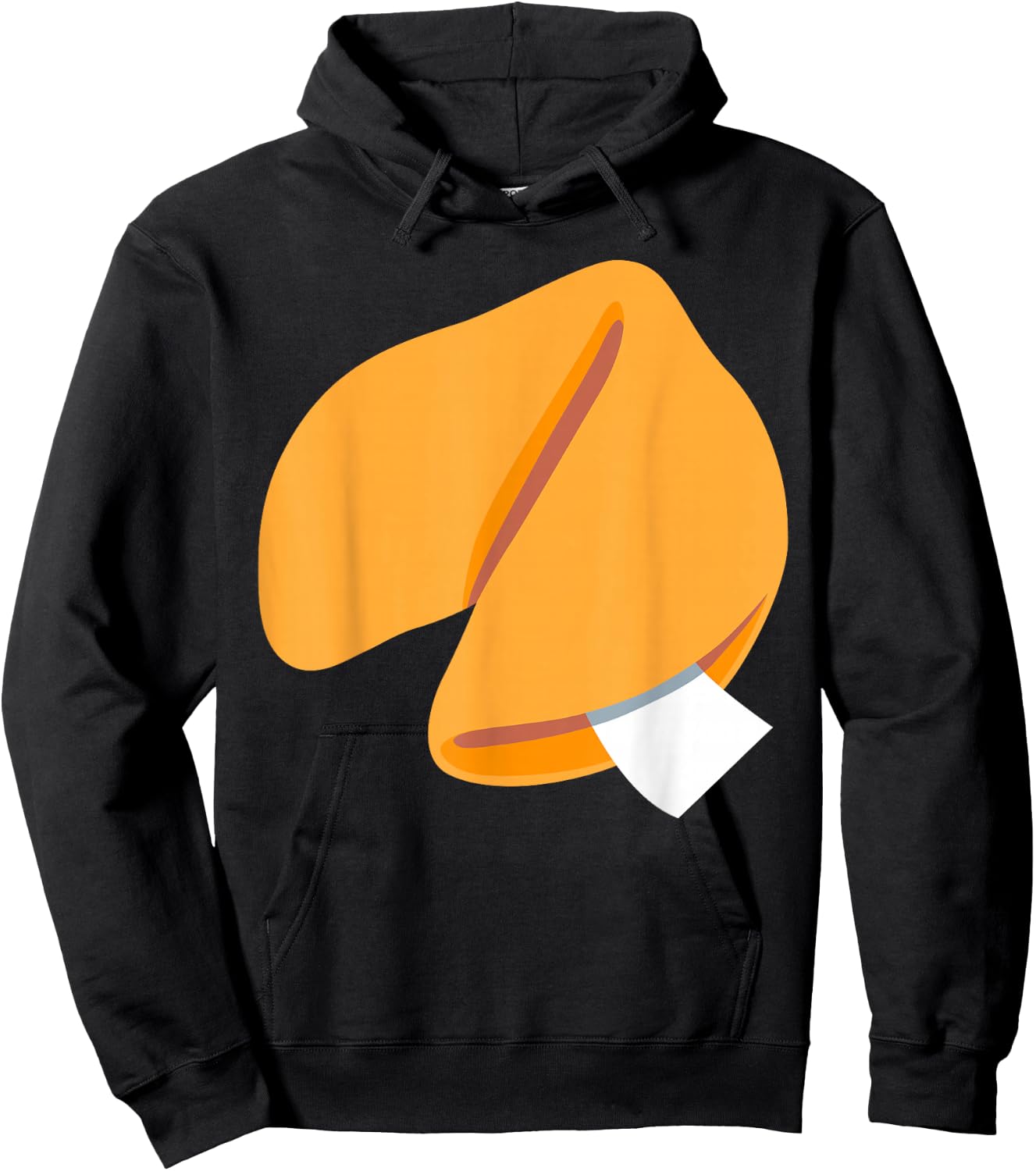 Funny Fortune Cookie Lazy Halloween Costume Last Minute Hoodie - Hoodie | Black
