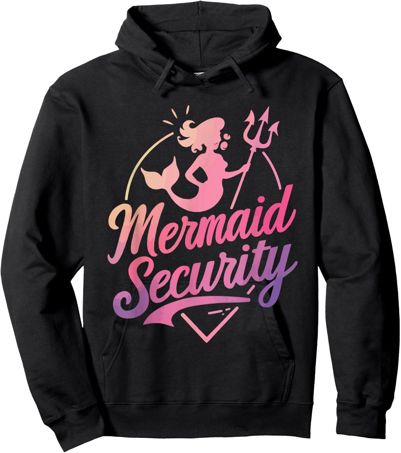 Mermaid Security Hoodie - Hoodie | Black