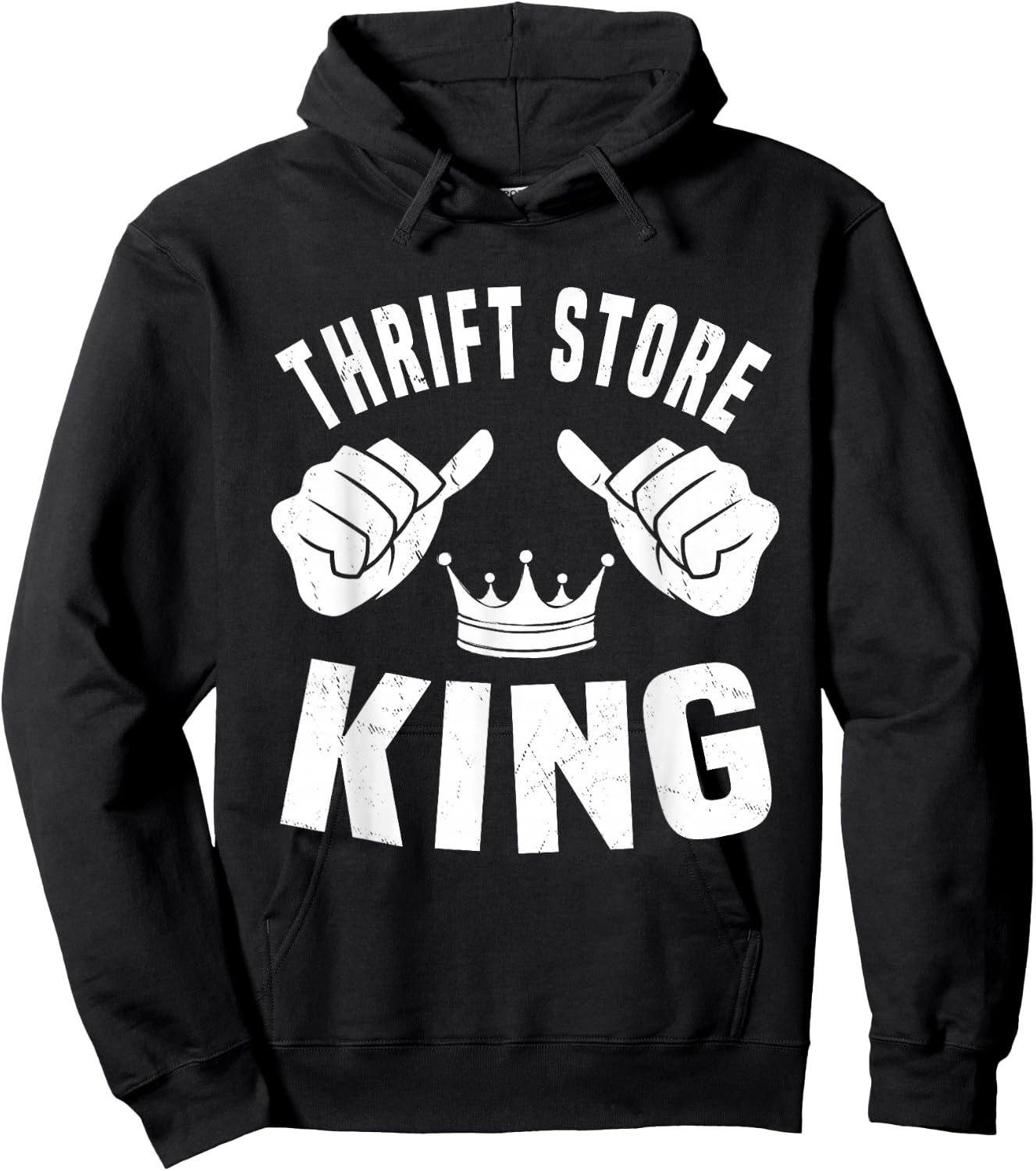 Funny Thrift Store King Thrifter Flea Market Picker Men Hoodie - Hoodie | Black
