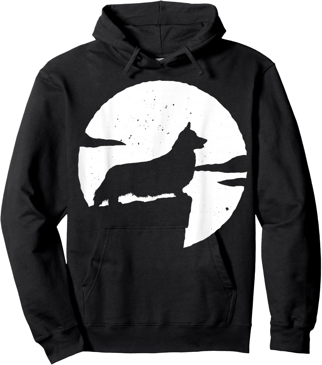 Welsh Corgi Pembroke Welsh Corgi Cardigan Hoodie - Hoodie | Black