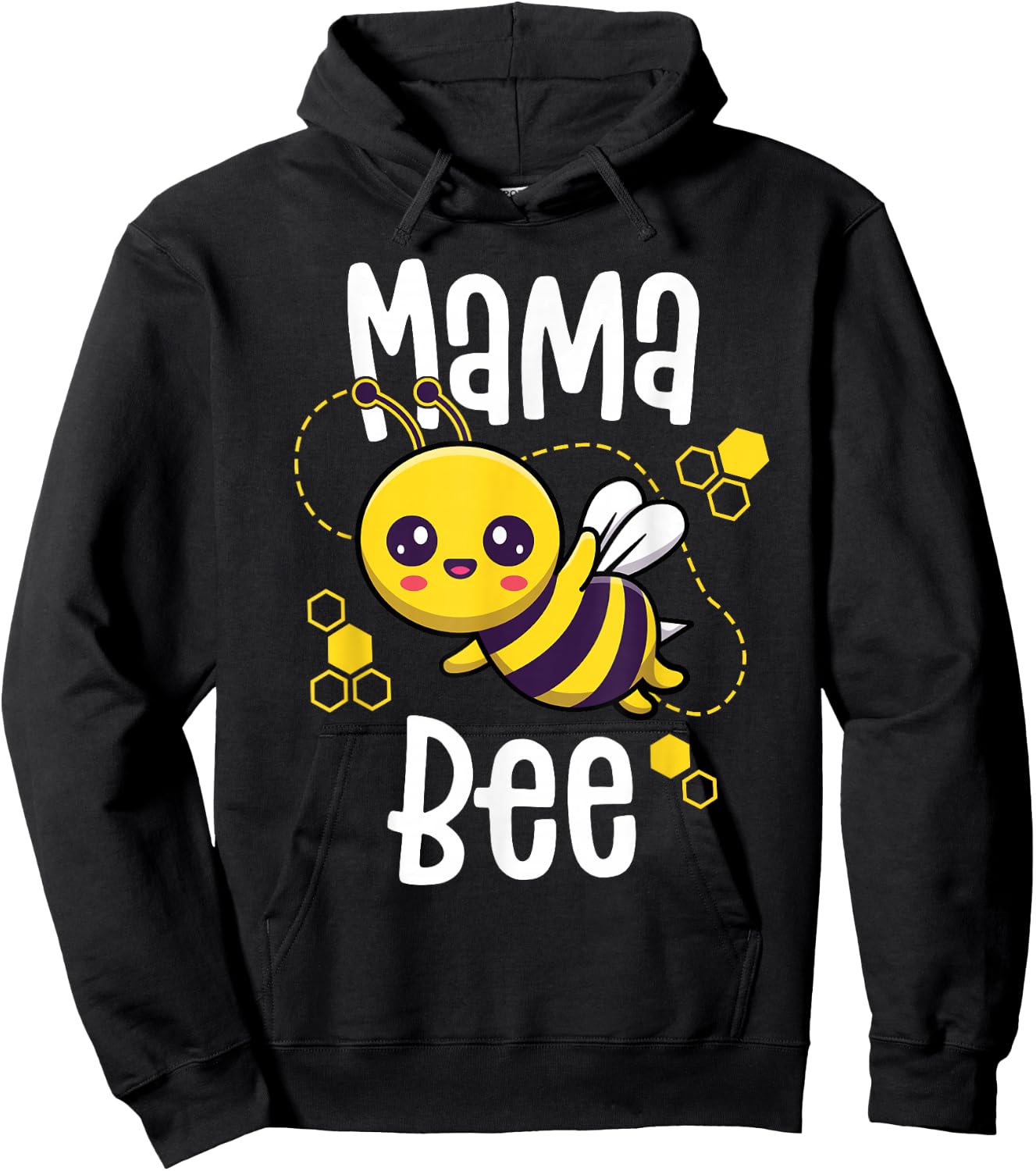 Mama Bee Shirt Family Bee Shirts First Bee Day Outfits Hoodie - Hoodie | Black