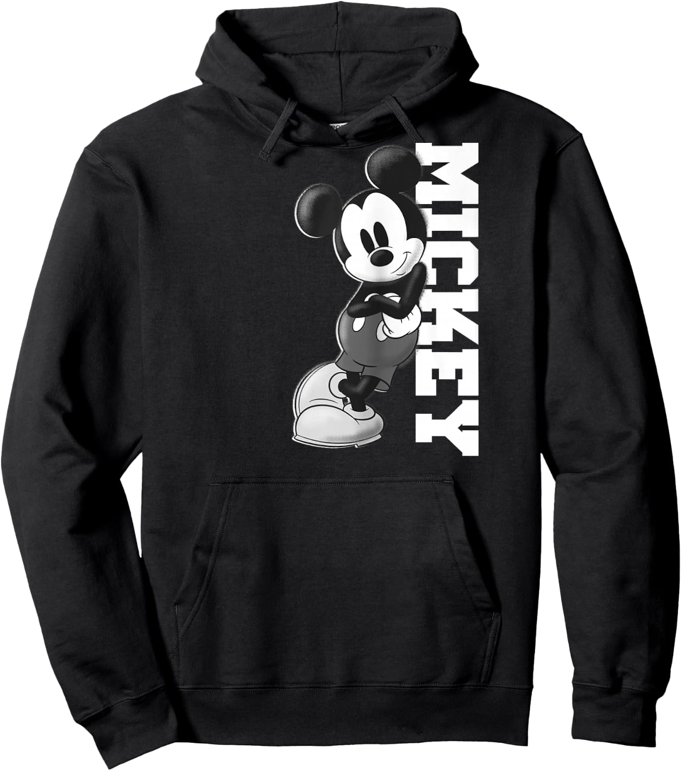 Disney Mickey and Friends Mickey Mouse Lean Raglan Baseball Hoodie - Hoodie | Black