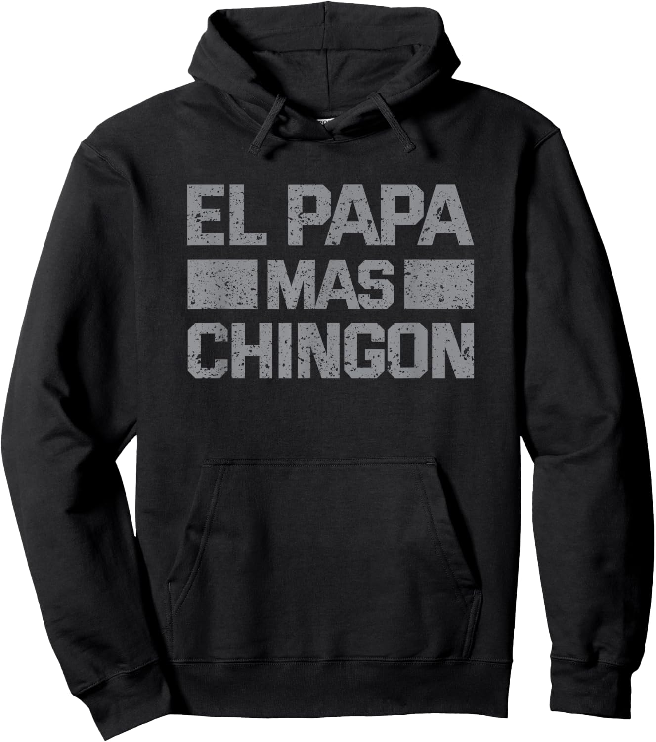 El Papa Mas Chingon, Mexican Regalos Para Papa Dia Del Padre Hoodie - Hoodie | Black