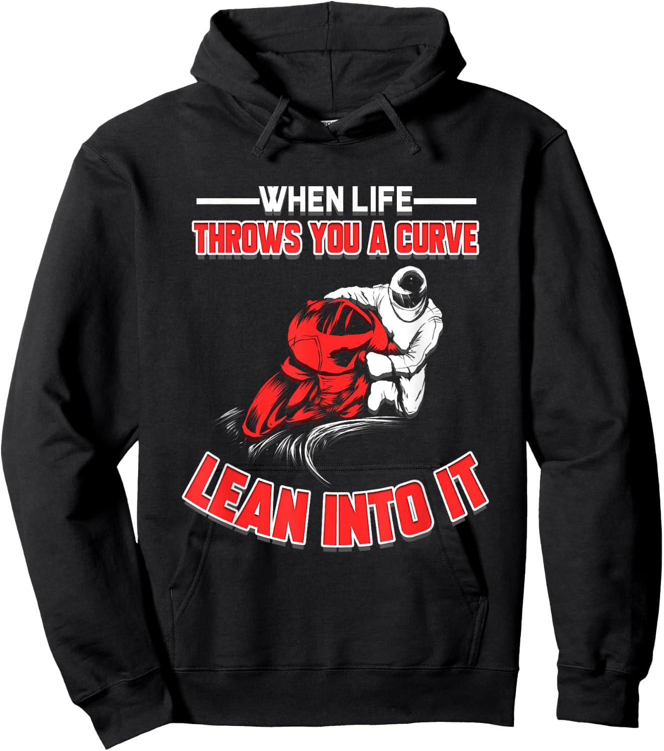 Motorcycle Club Rider Motorcyclist Gift Motocross Quote Hoodie - Hoodie | Black